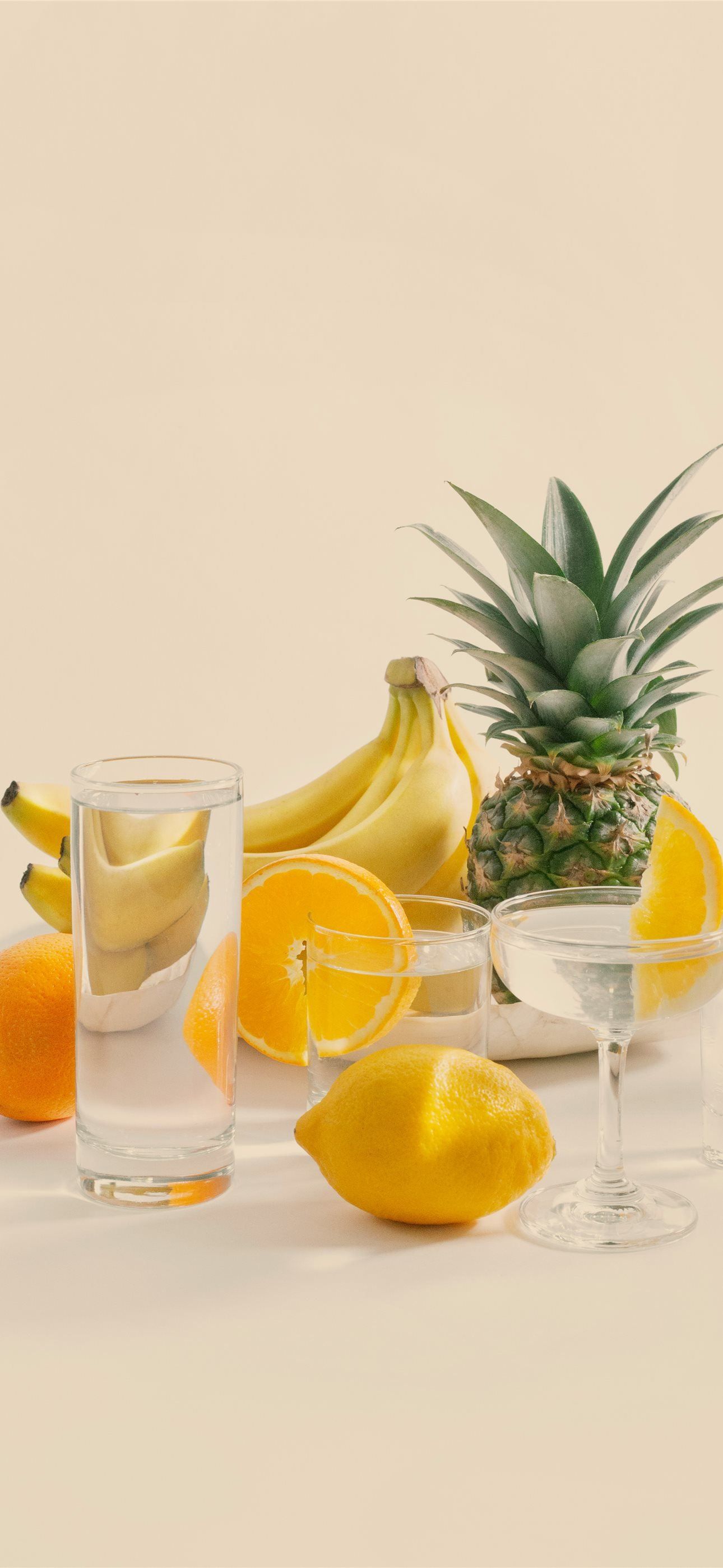 1290x2796 sliced lemon and clear drinking glass with sliced. iPhone Wallpaper Free Download