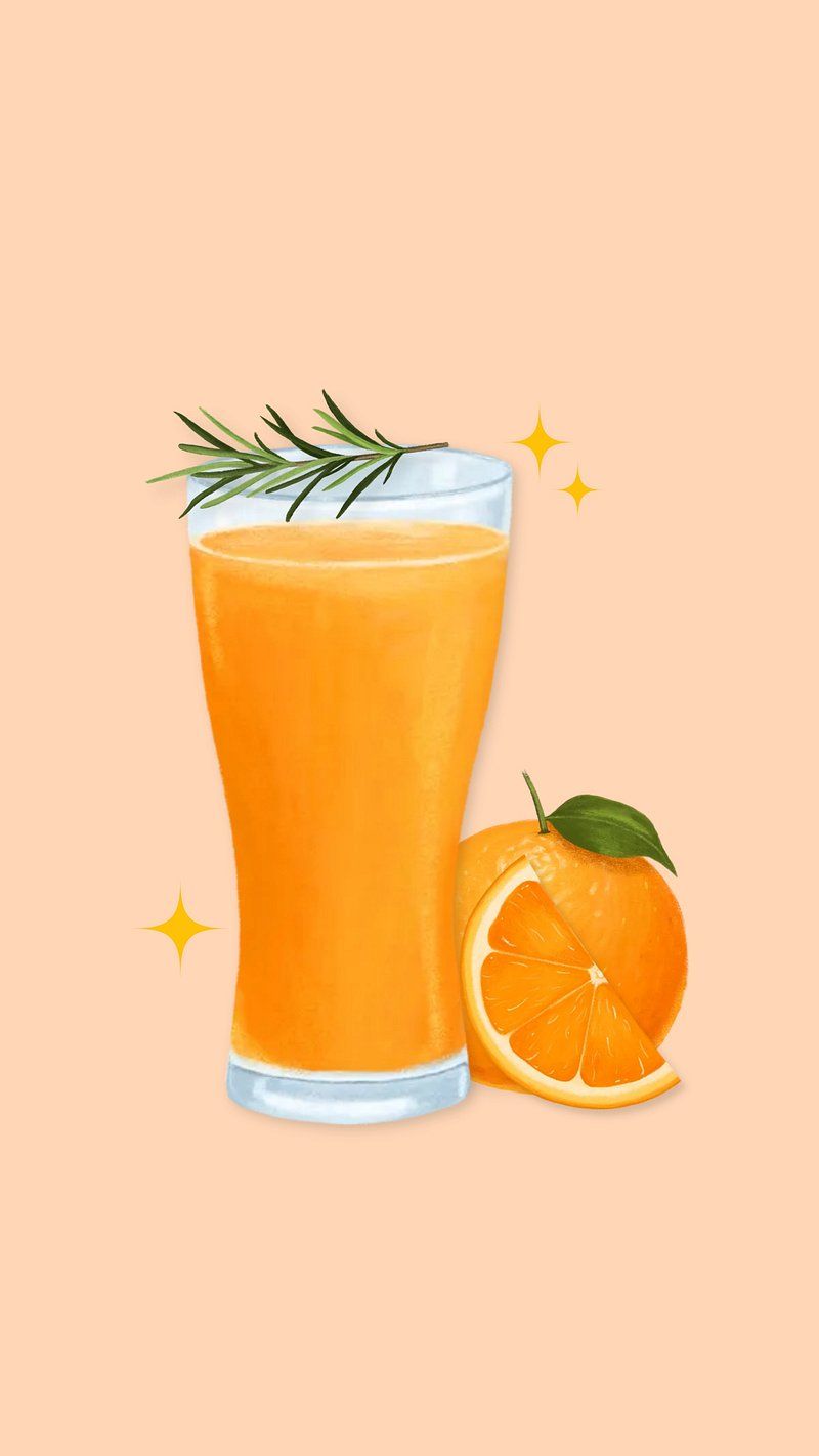 800x1422 Orange juice glass HD wallpaper. Premium Photo Illustration