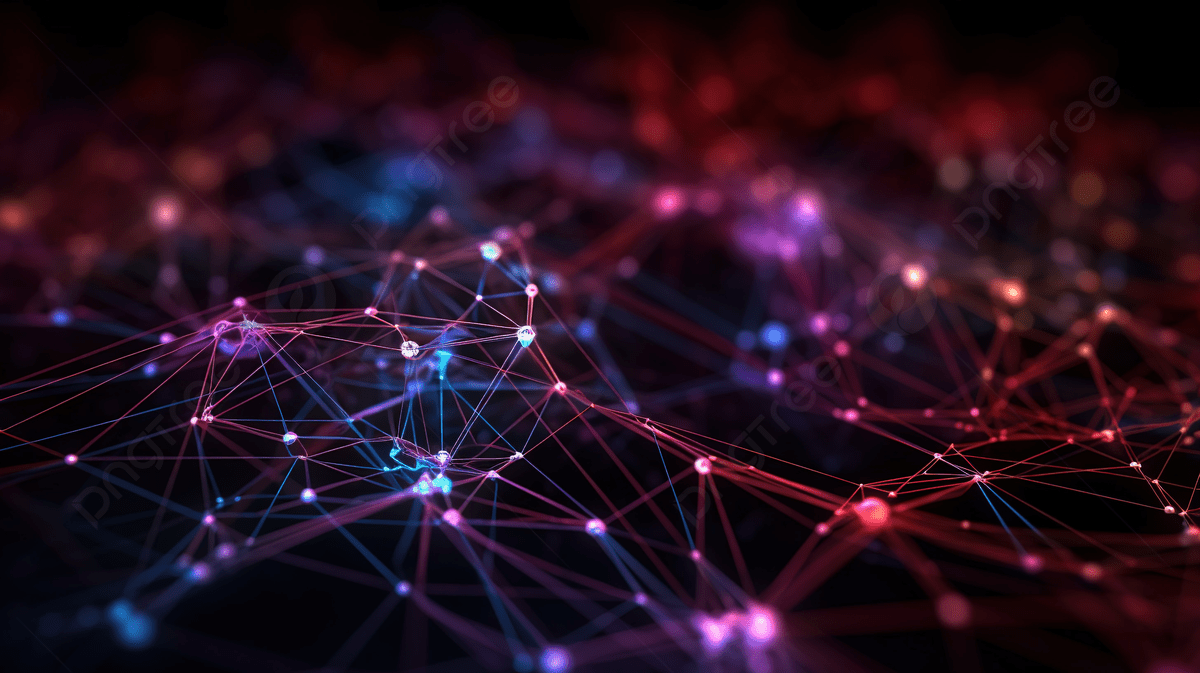 1200x673 Abstract Network Of Line In A Dark Background Photo And Picture For Free Download