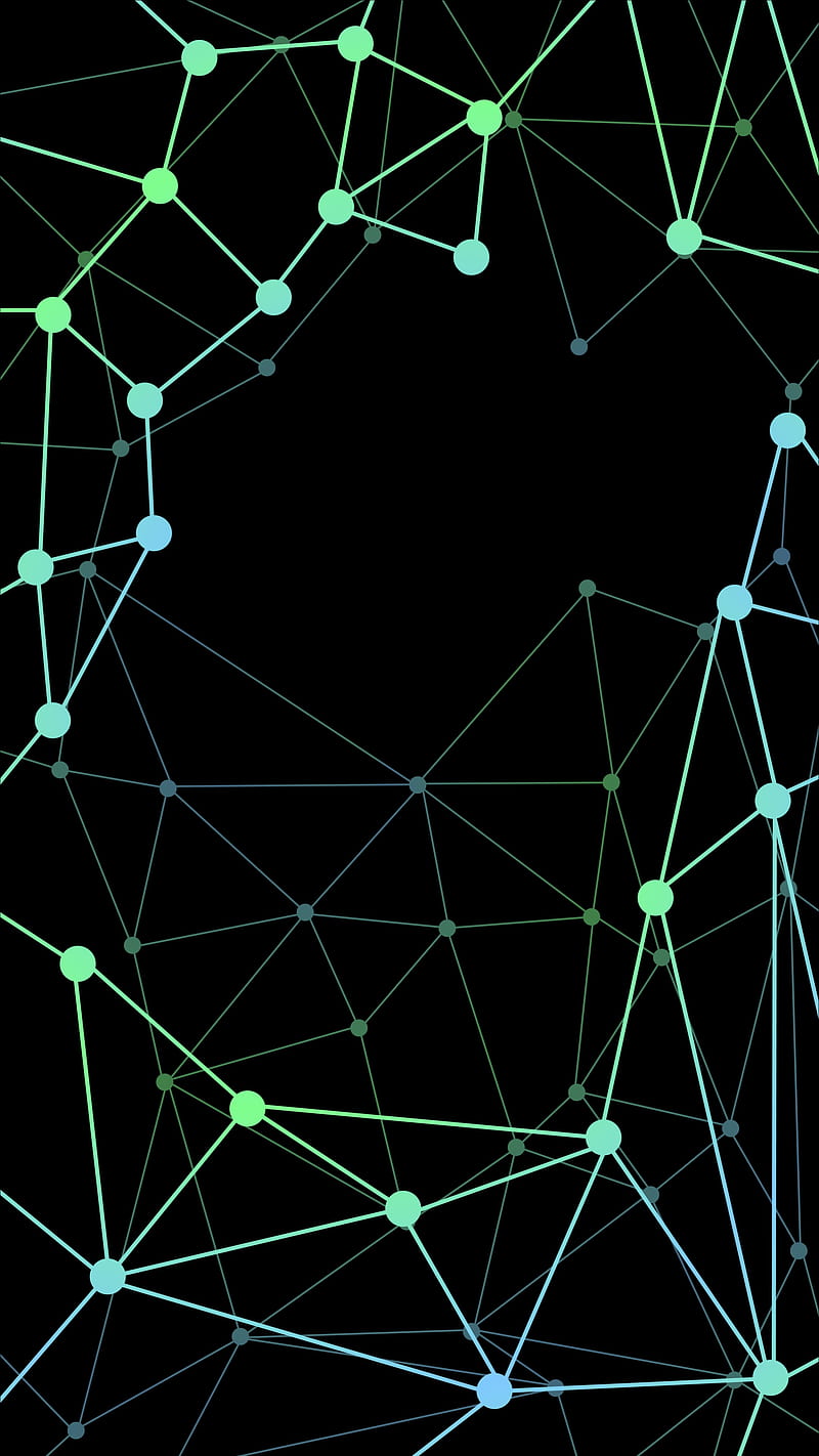 800x1422 Plexus, connections, network, dark, abstract, HD phone wallpaper