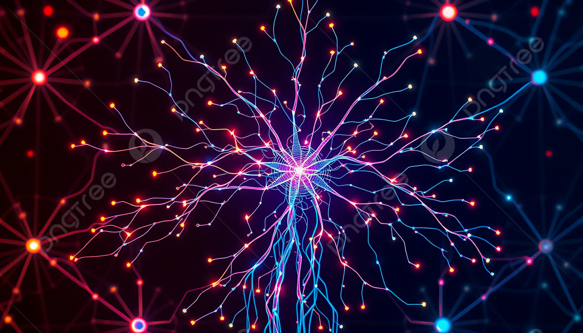 1200x686 Neural Network Connections With Glowing Nodes On Dark Background, Neural Network, Glowing Nodes, Dark Background Background Image And Wallpaper for Free Download