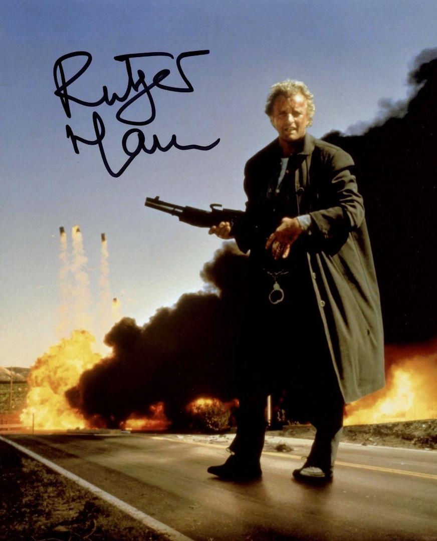 872x1080 The Hitcher Rutger Hauer Signed 8x10 Photo John Ryder Proof