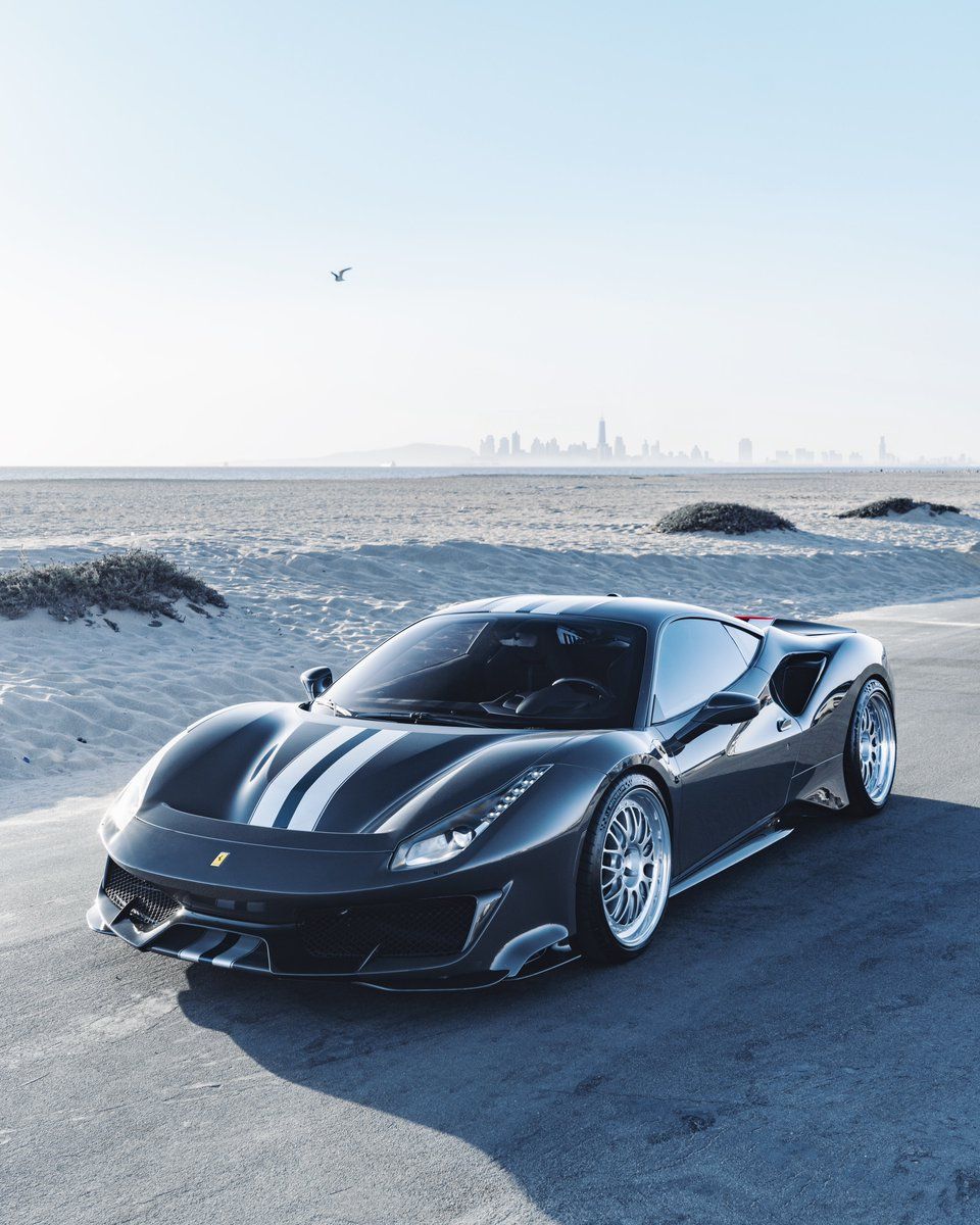 960x1200 Newport Skies. My set of this awesome 488 Pista on BBS Wheels