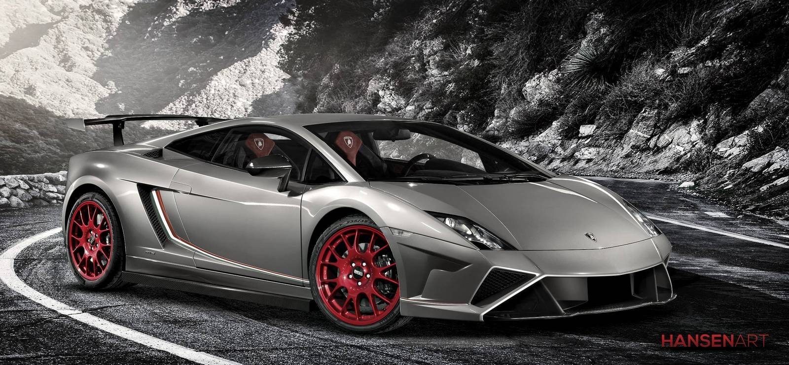 1600x741 Render: Lamborghini Gallardo LP570 4 Squadra Corse On BBS Wheels