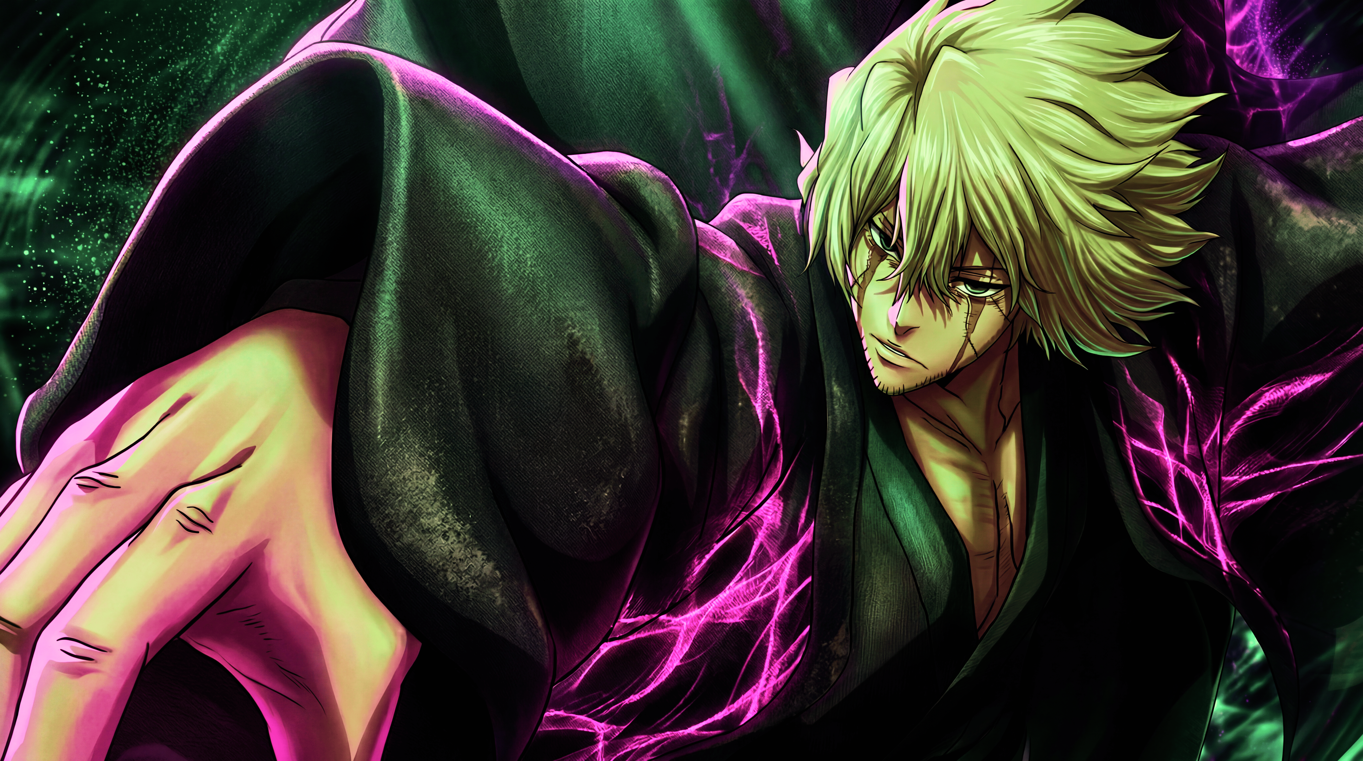 5504x3072 Bleach Thousand Year Blood War Calamity / Cour 4 Kisuke Urahara Bankai 5k Wallpaper