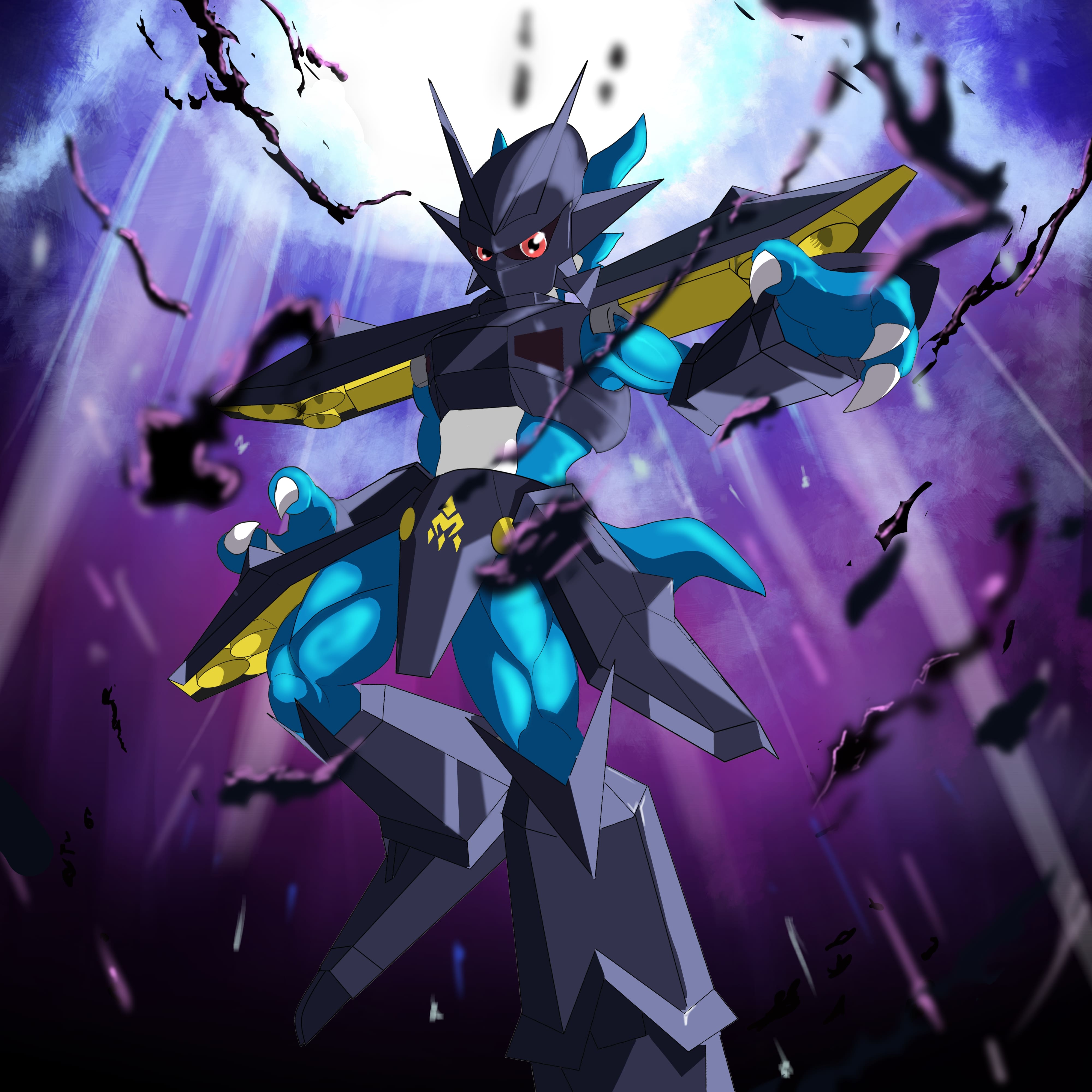 4000x4000 magnamon black