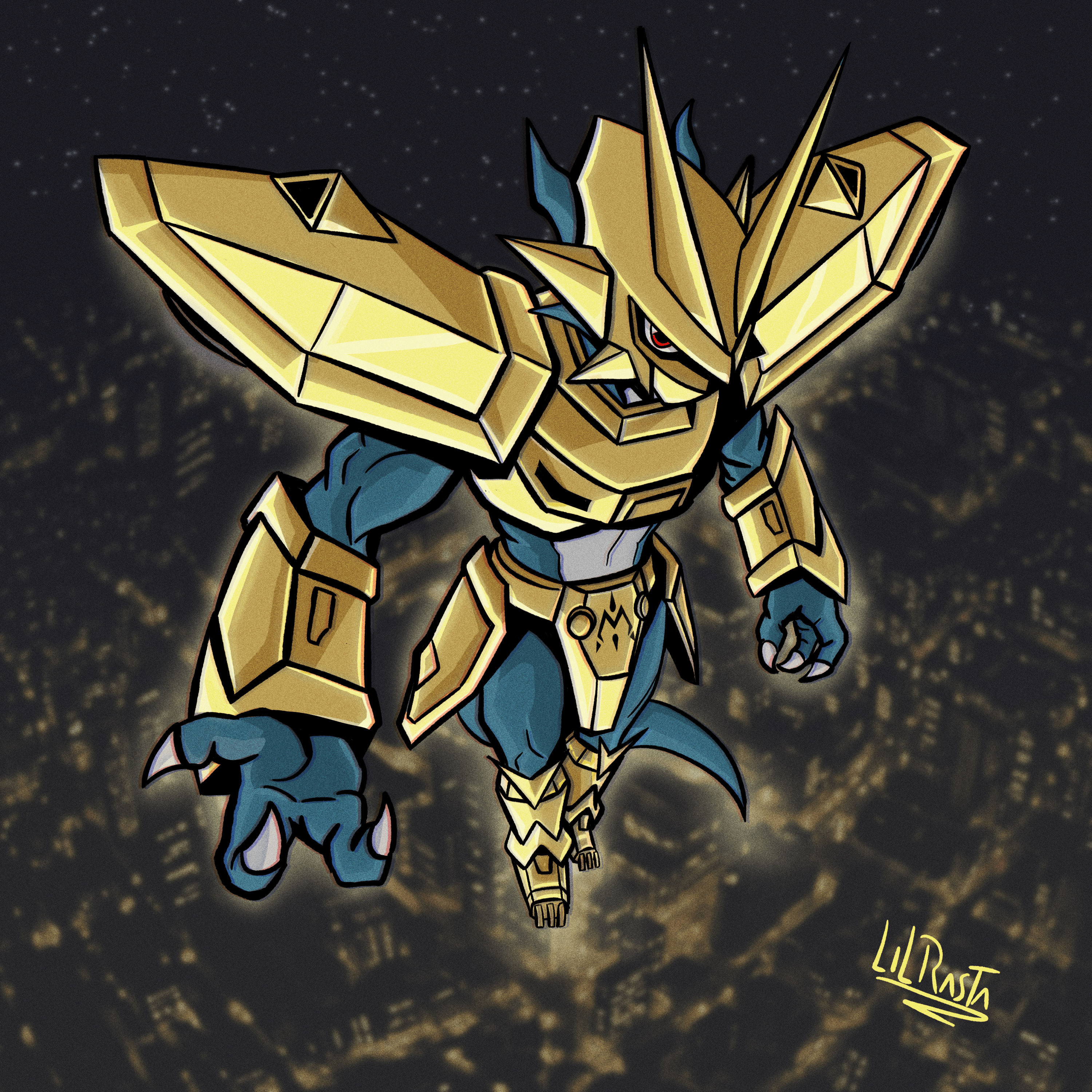 3000x3000 The Royal Knight of miracles, MAGNAMON. art