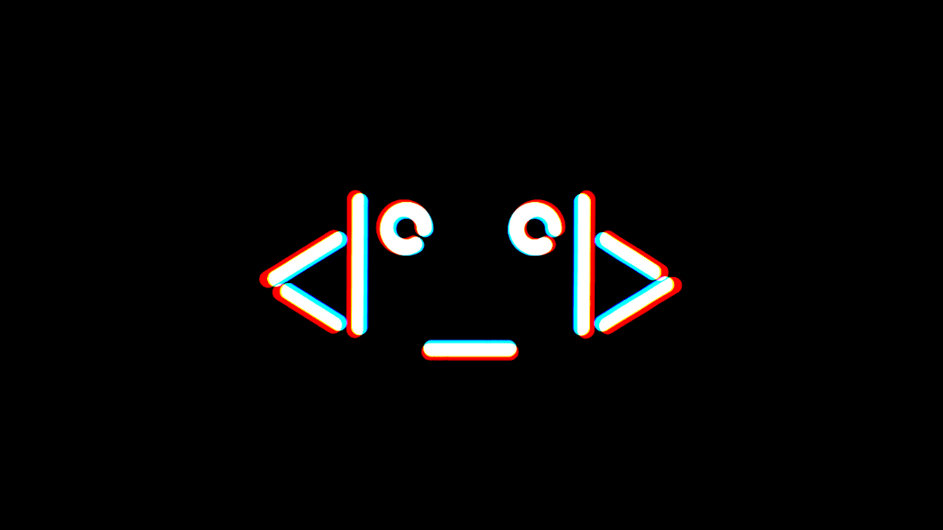 1366x768 Robot Face Wallpaper I Made (1366x768)