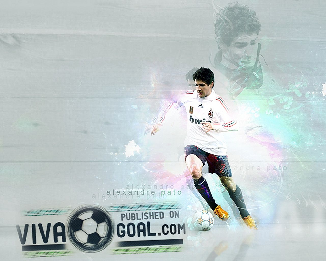 1280x1024 Little Qoute Of Life: Alexandre Pato Wallpaper 2011