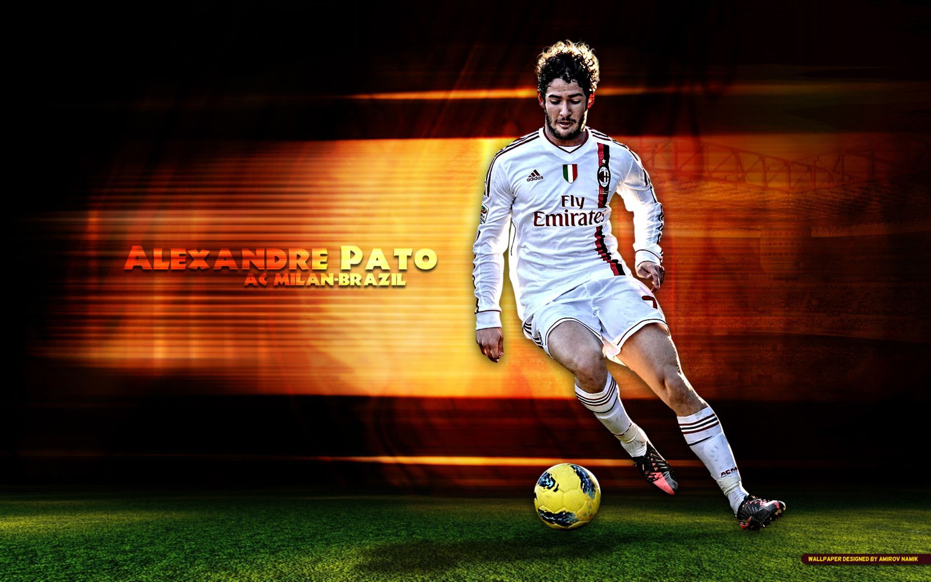 1920x1200 Phone wallpaper: Sports, Alexandre Pato, A C Milan, Soccer 508569