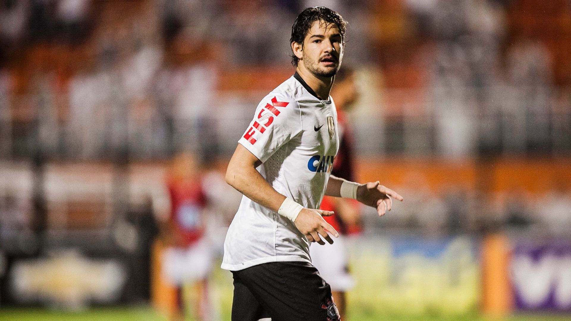 1920x1080 Corinthians Alexandre Pato on the football field Desktop wallpaper 1024x1024