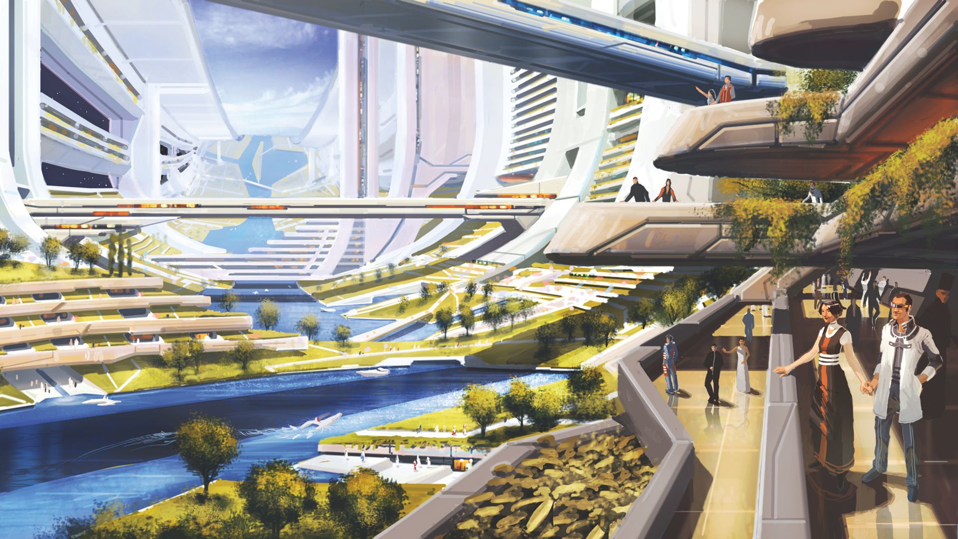 1920x1080 Mass Effect's Citadel held the trilogy together by giving you the universe to explore under one roof