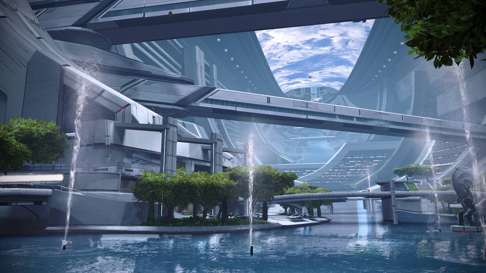 1600x900 If I Could Live Anywhere In A Video Game, It Would Be The Citadel From Mass Effect