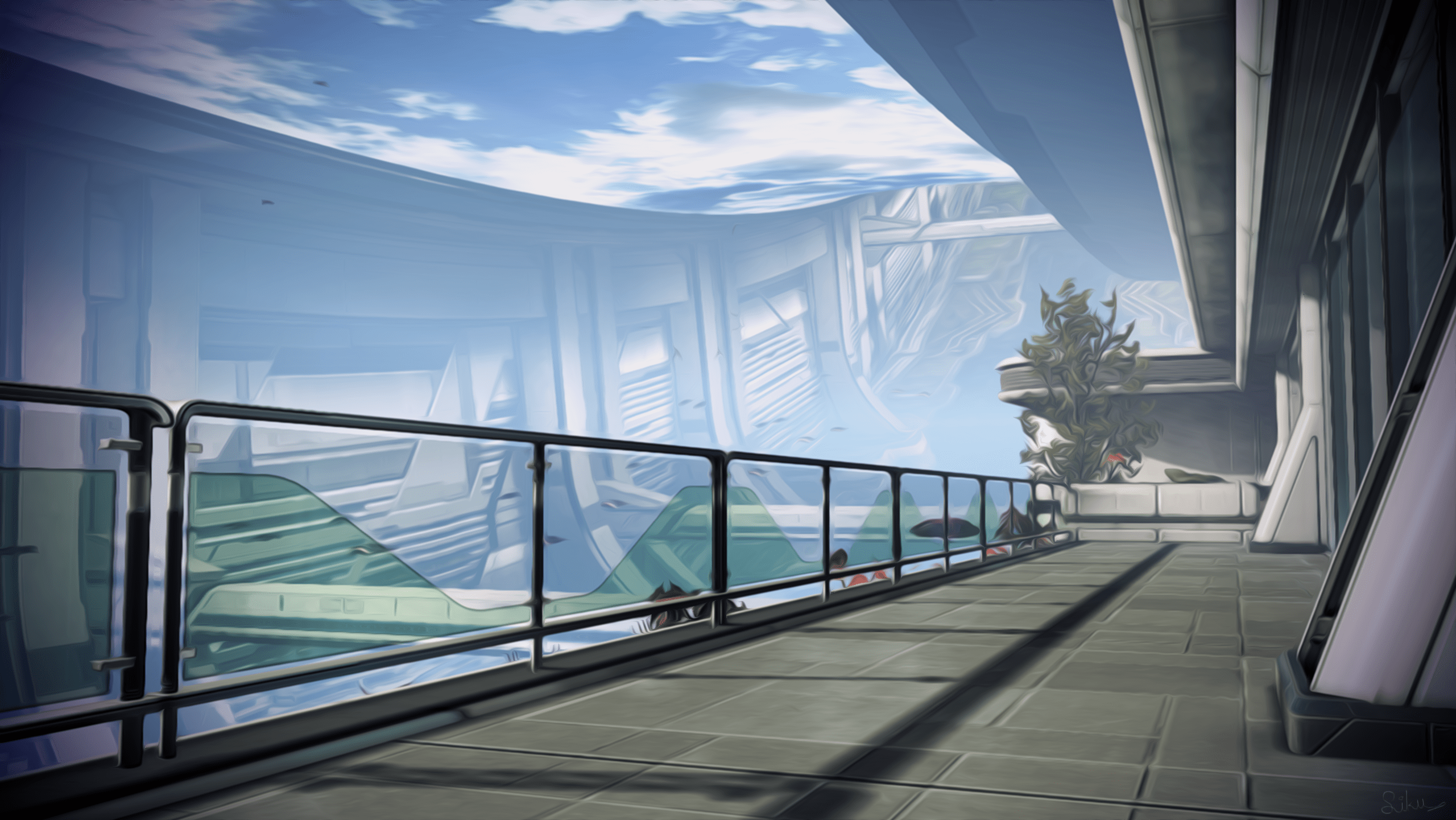 2560x1441 Mass Effect 3: Citadel Wallpaper