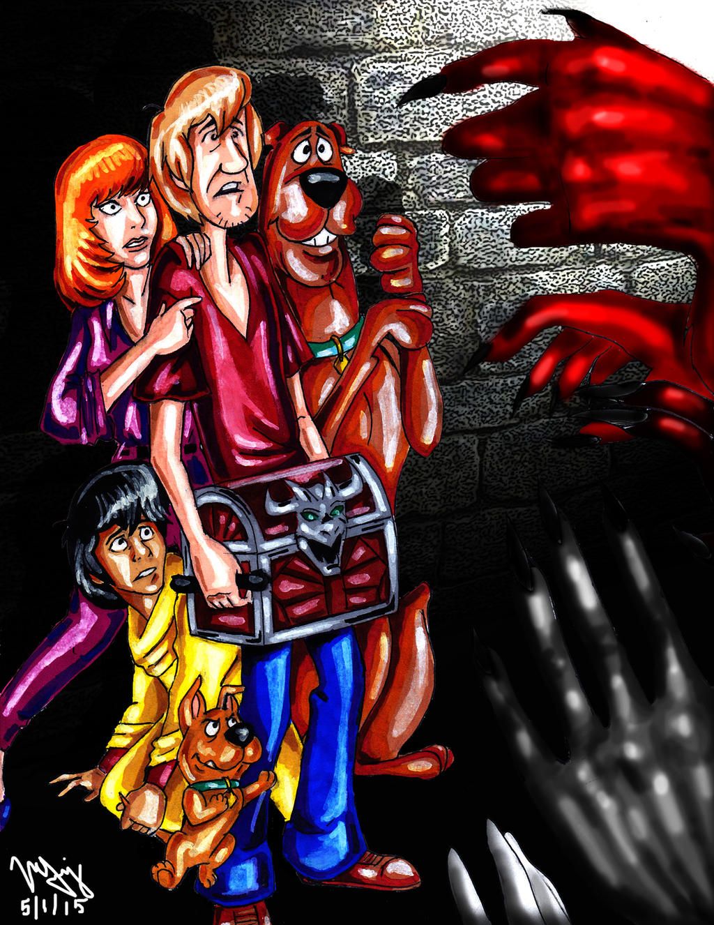 1024x1326 Ghosts of Scooby Doo fanart