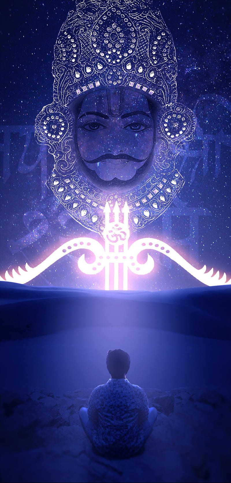 800x1675 Mere baba shyam, sky, art, HD phone wallpaper