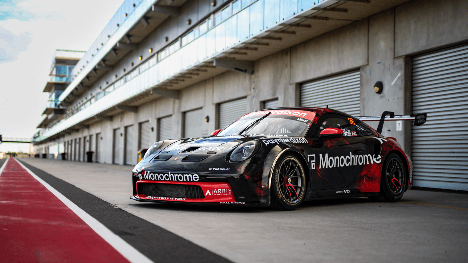 1600x900 LIVERY REVEAL: Wall Racing and Monochrome announce continued partnership for 2023 Porsche Carrera Cup season