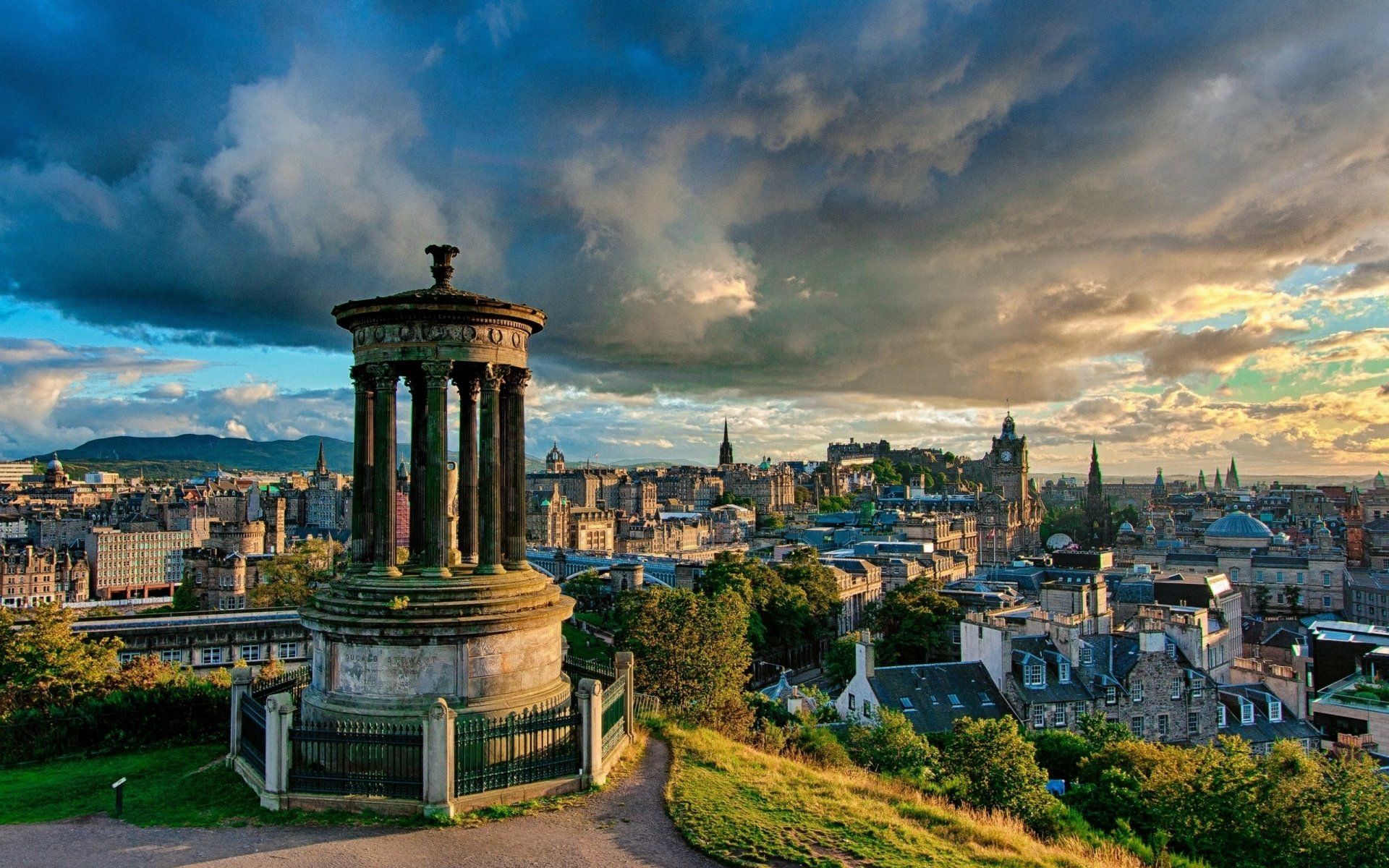1920x1200 Edinburgh Skyline