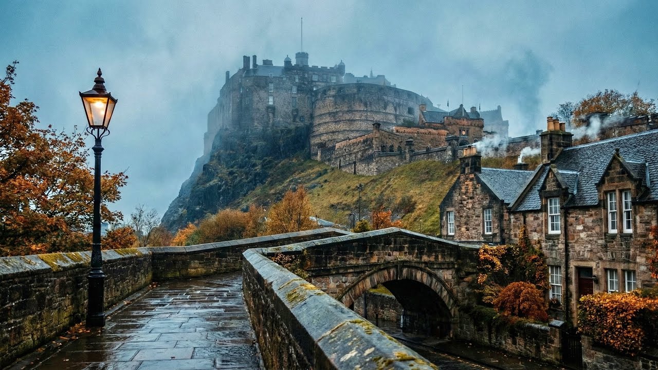 1280x720 Edinburgh, Scotland Most Beautiful City On The Planet Tour 4K HDR 60fps