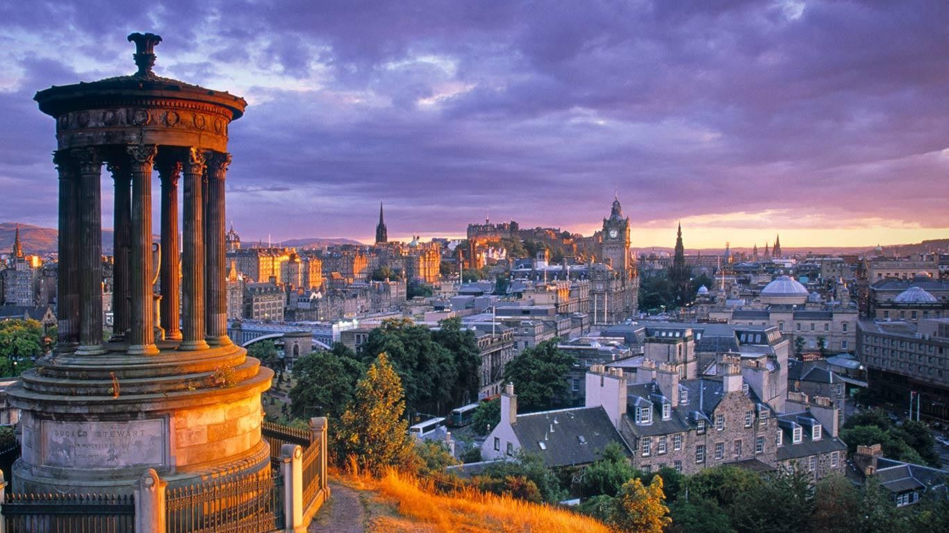 1366x768 Scotland Edinburgh HD Desktop Wallpaper 49604