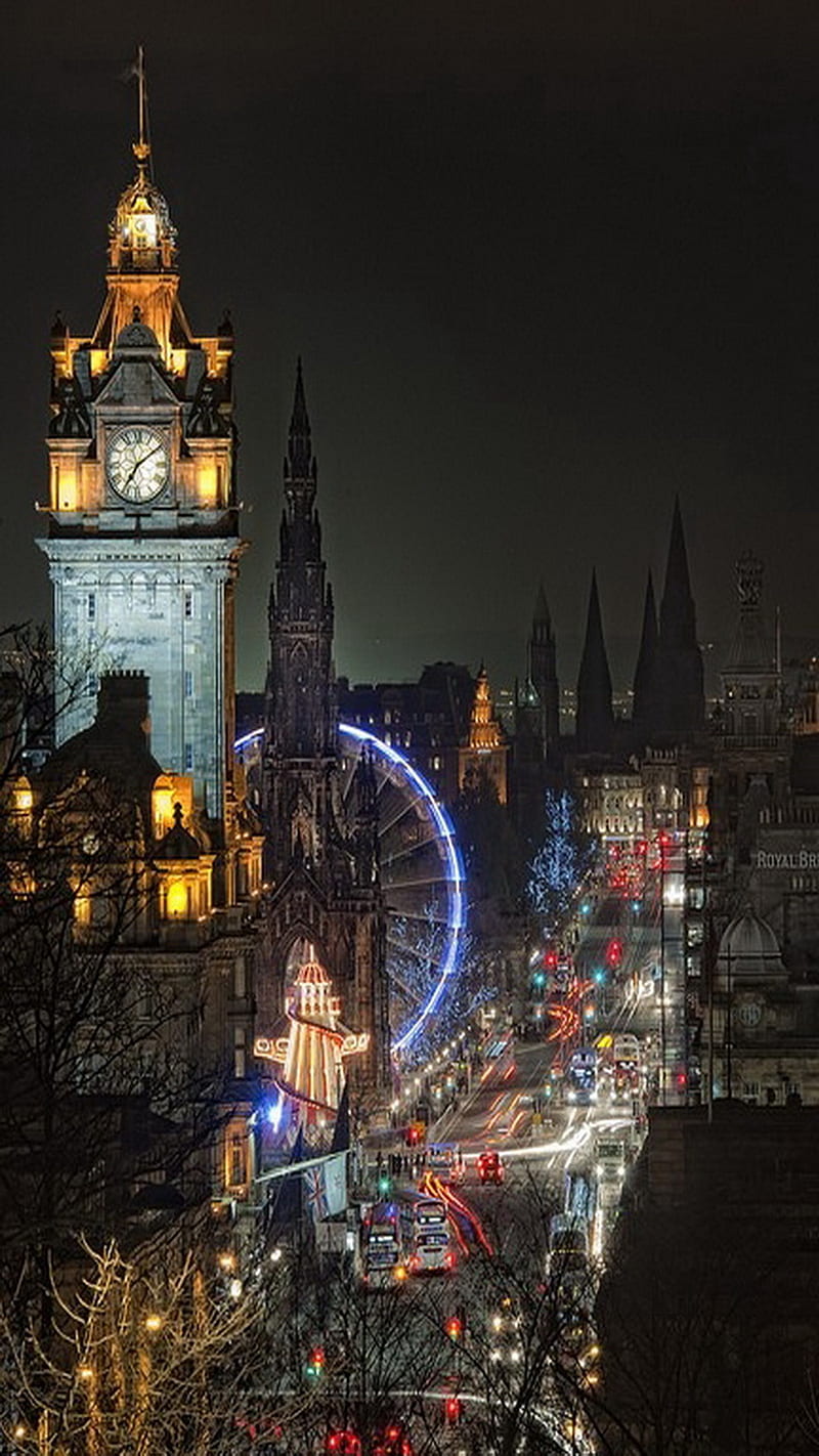 800x1422 Edinburgh, city, scotland, HD phone wallpaper