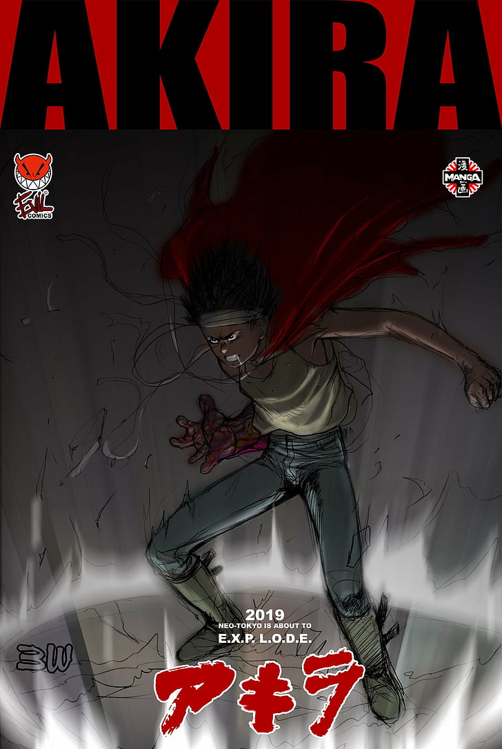 728x1086 HD wallpaper: akira, anime, tetsuo
