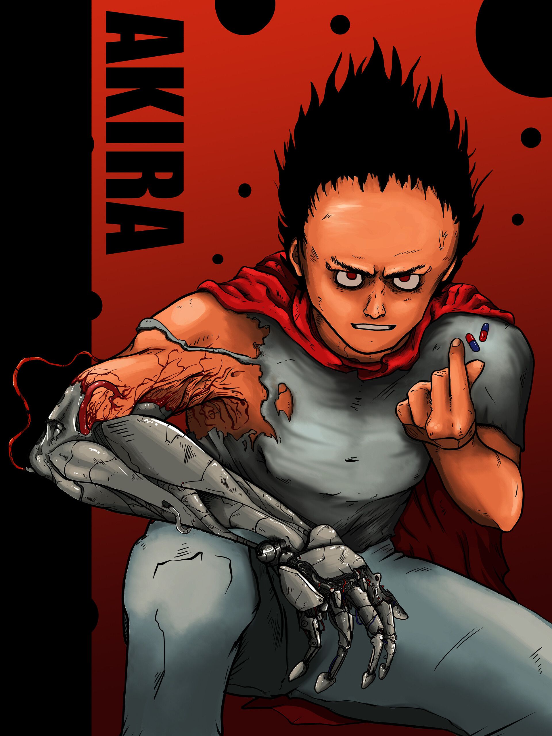 1920x2559 Tetsuo Akira Fan Art