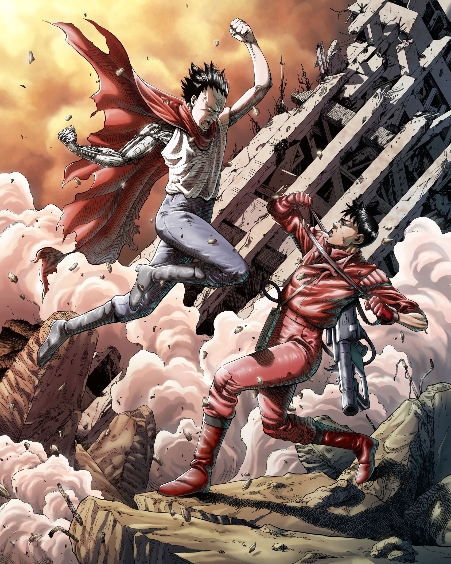 1920x2400 Kaneda vs Tetsuo (AKIRA)