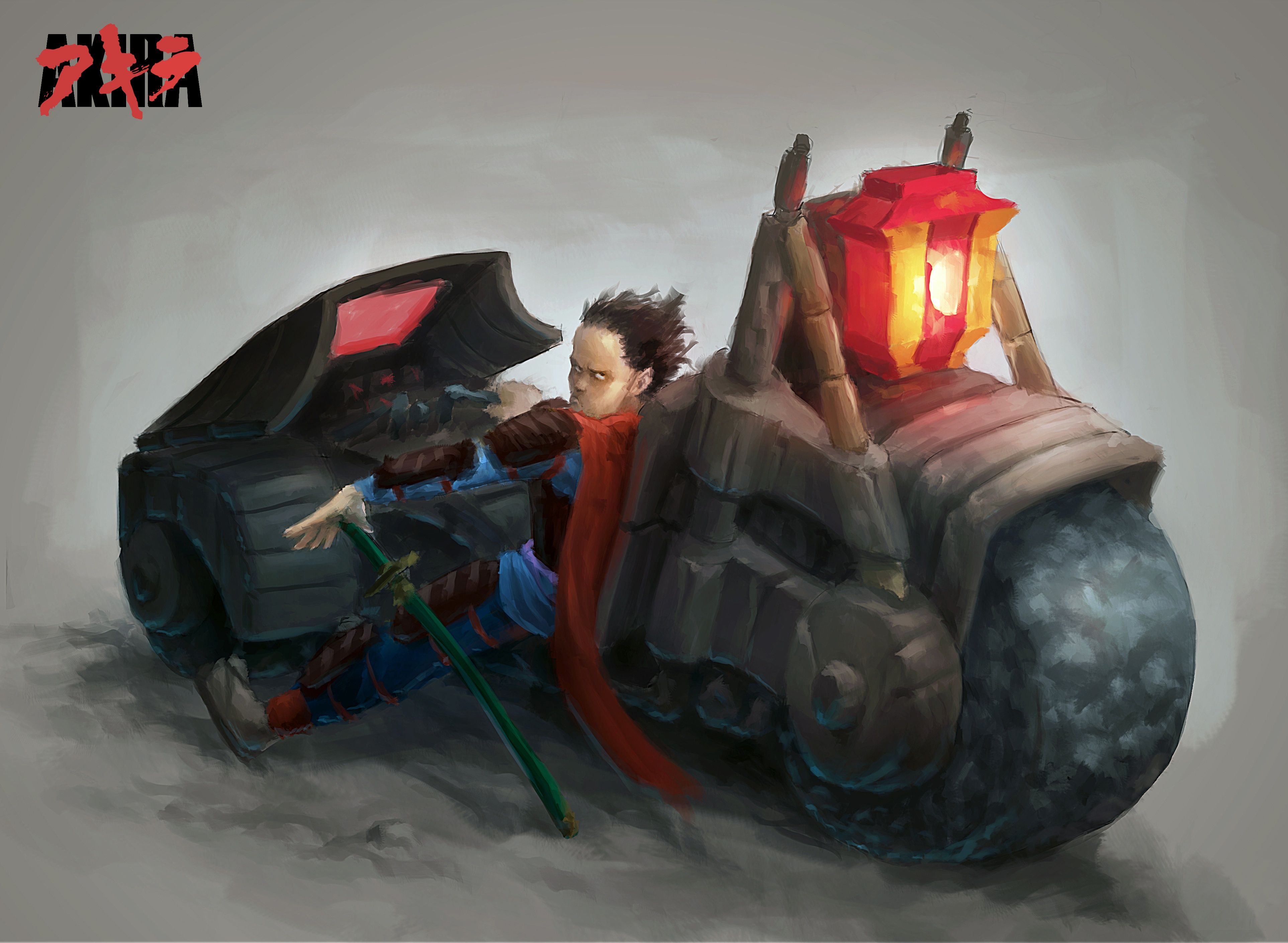 3850x2819 Wallpaper motorcycle, bike, anime, Akira, Tetsuo Shima for mobile and desktop, section аниме, resolution 3850x2819