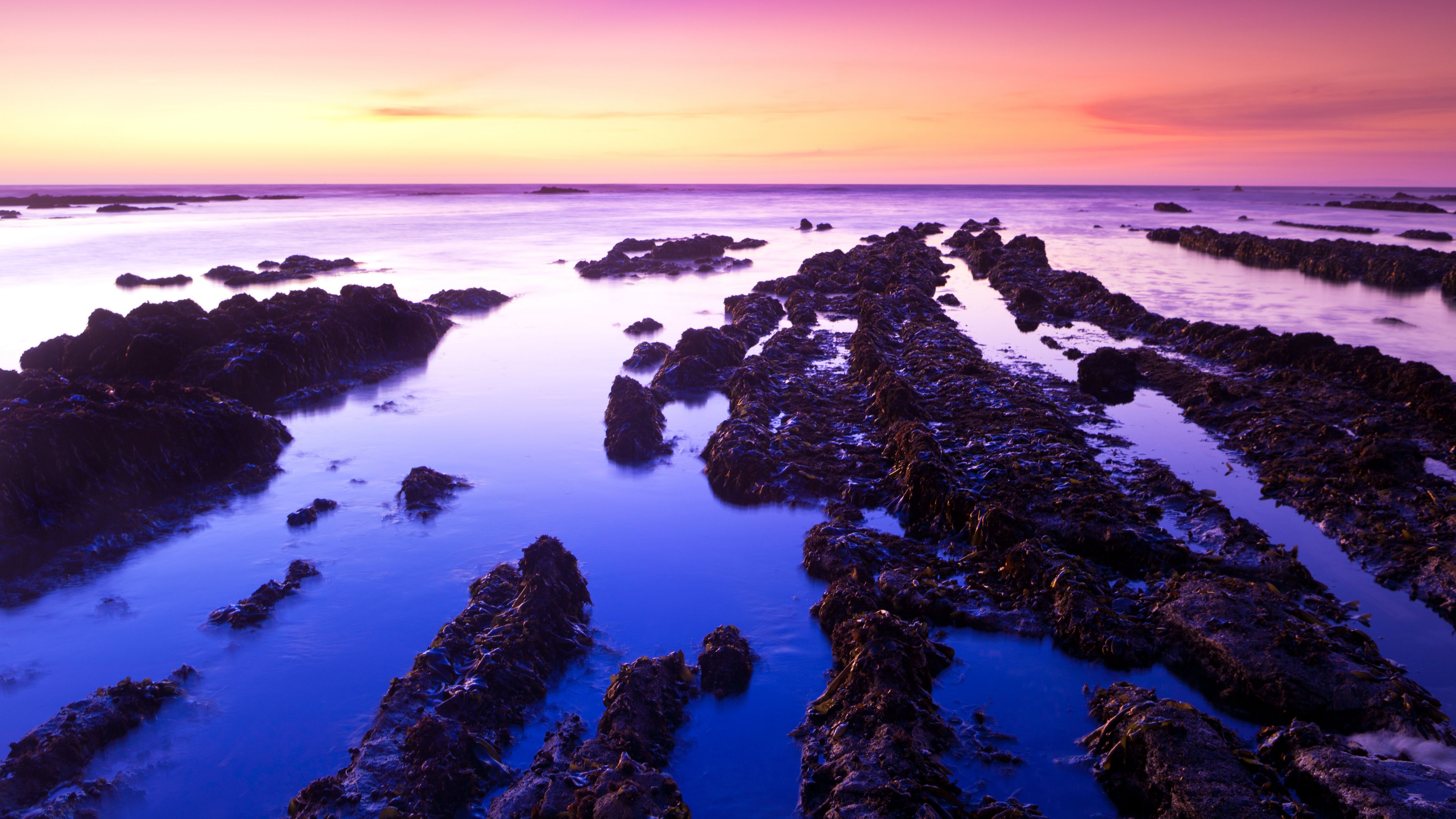 4480x2520 Fitzgerald marine reserve Wallpaper 4K, Sunset, California, USA