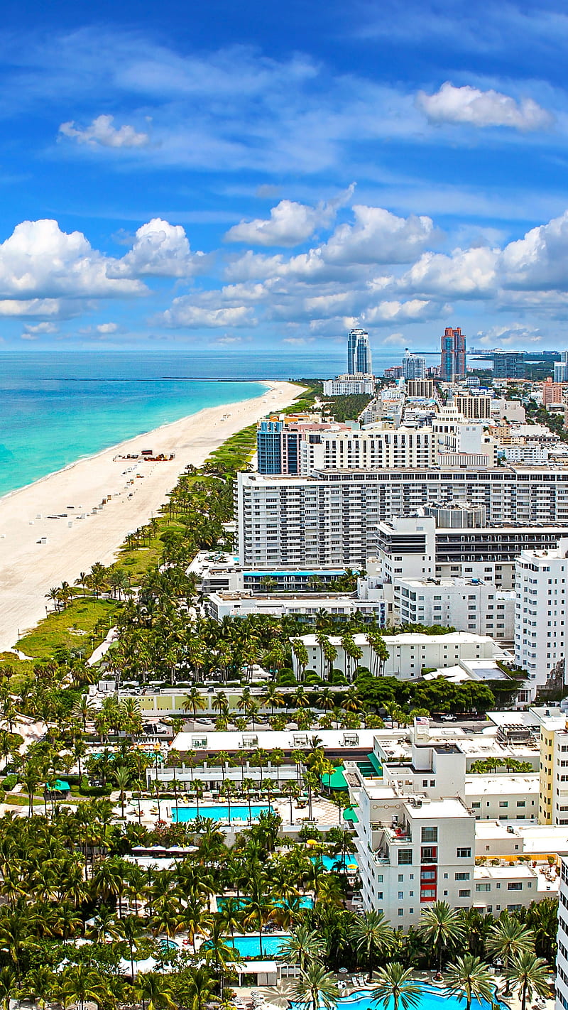 800x1422 Miami Beach, florida, usa, HD phone wallpaper