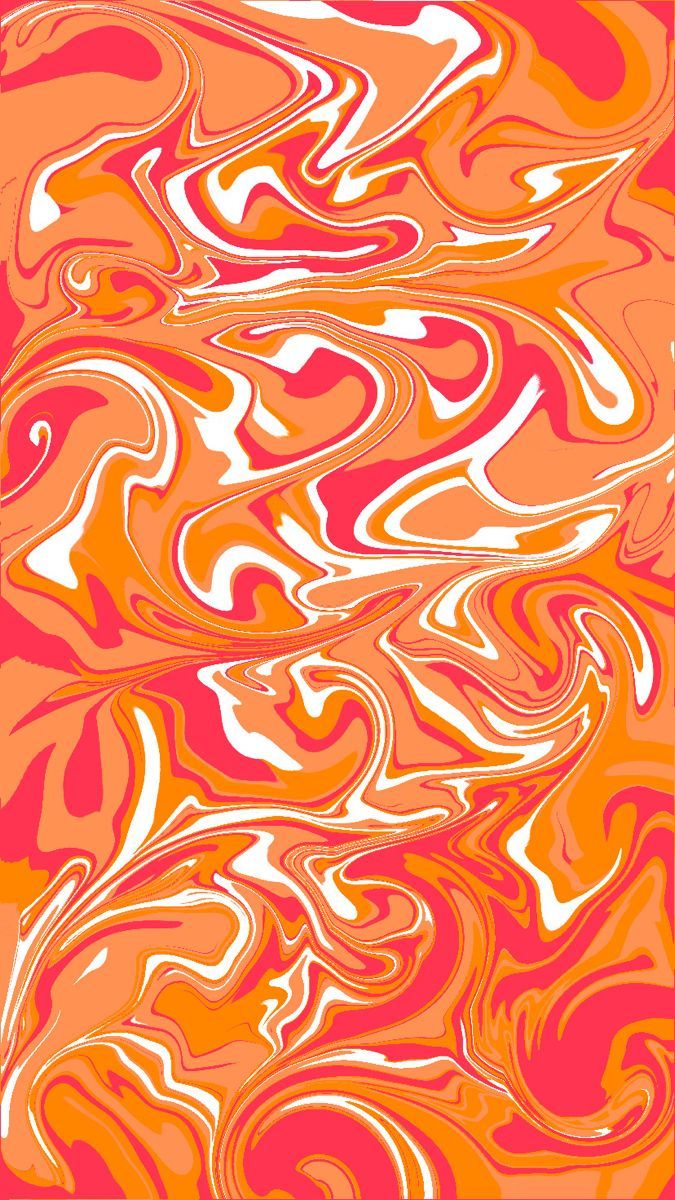 675x1200 Orange swirl wallpaper