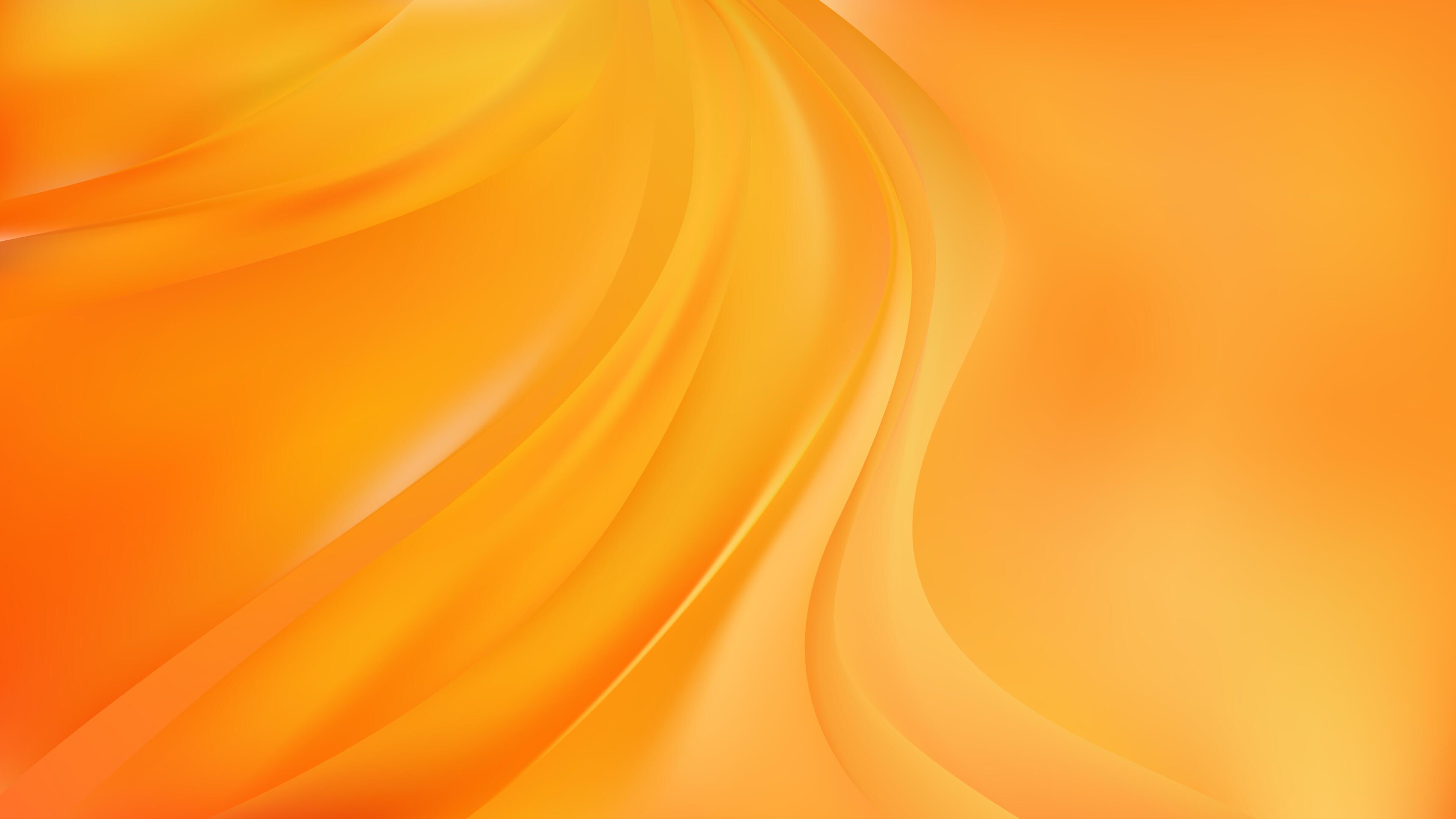 3840x2160 Abstract Orange Swirl Background