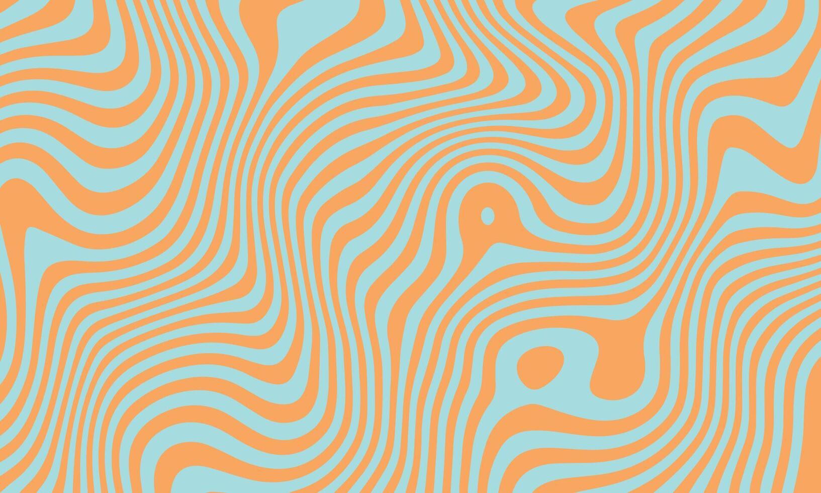 1633x980 Retro Psychedelic Orange and Teal Op Art Swirl Background