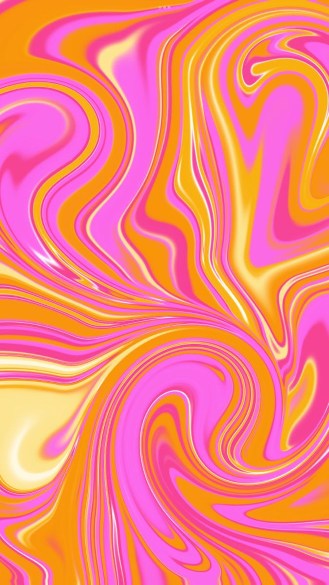 675x1200 Orange and Pink Swirls Wallpaper. Trendy wallpaper pattern, Summer wallpaper phone, iPhone wallpaper bright