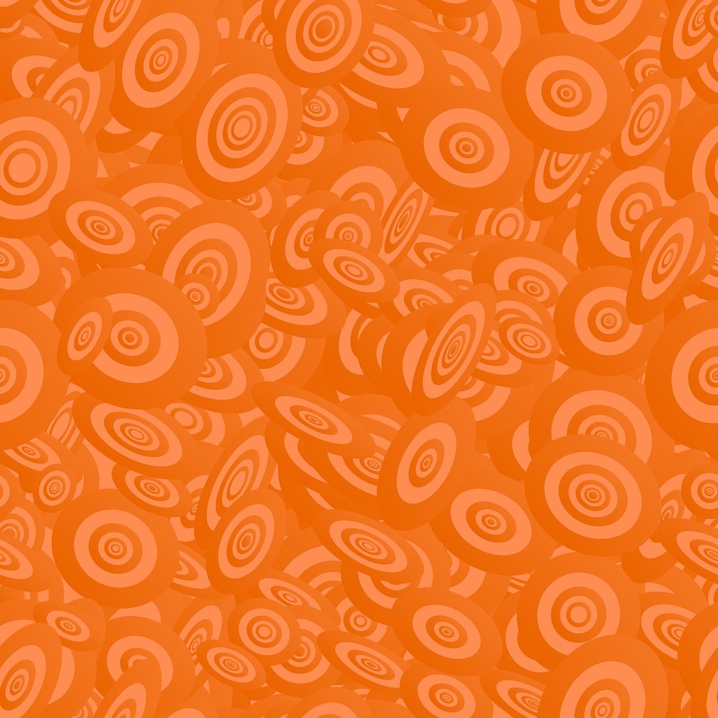1024x1024 An orange background with a pattern of swirls. Orange