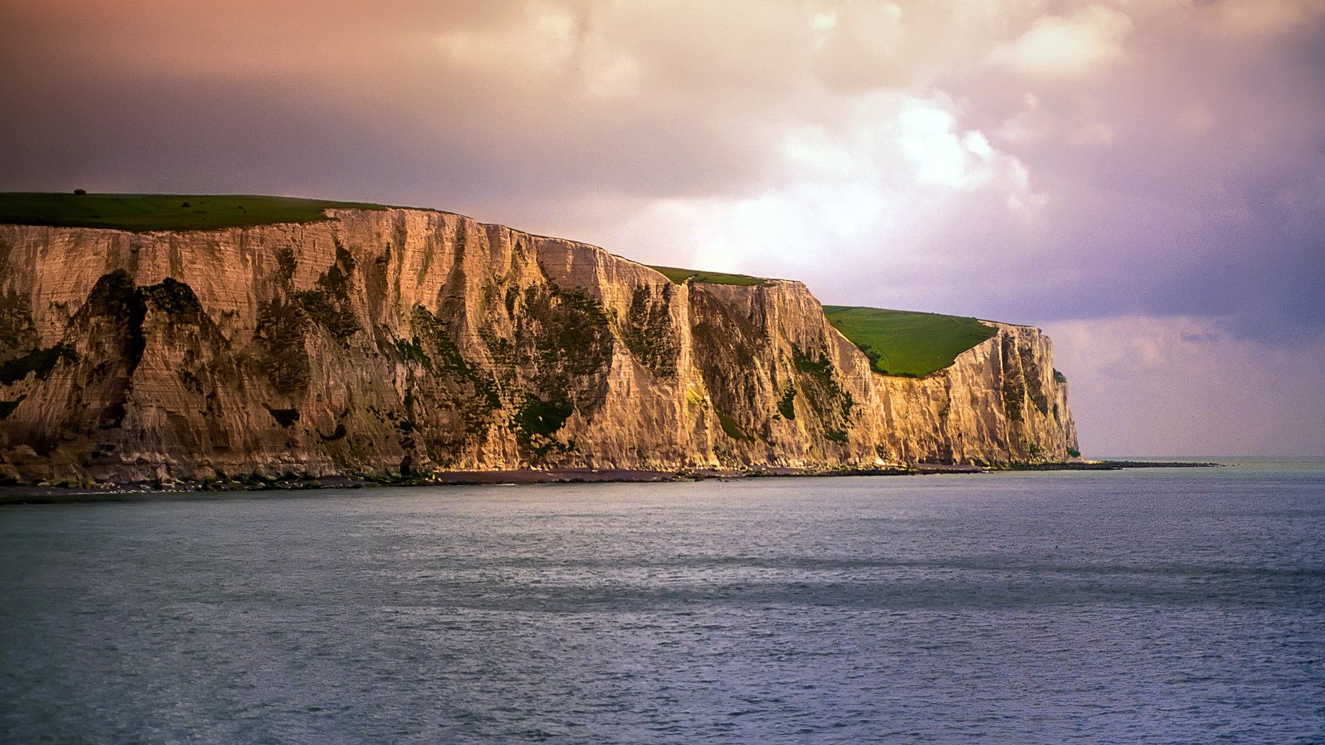 1920x1080 White Cliffs, Strait of Dover, England, UK. Windows Spotlight Image