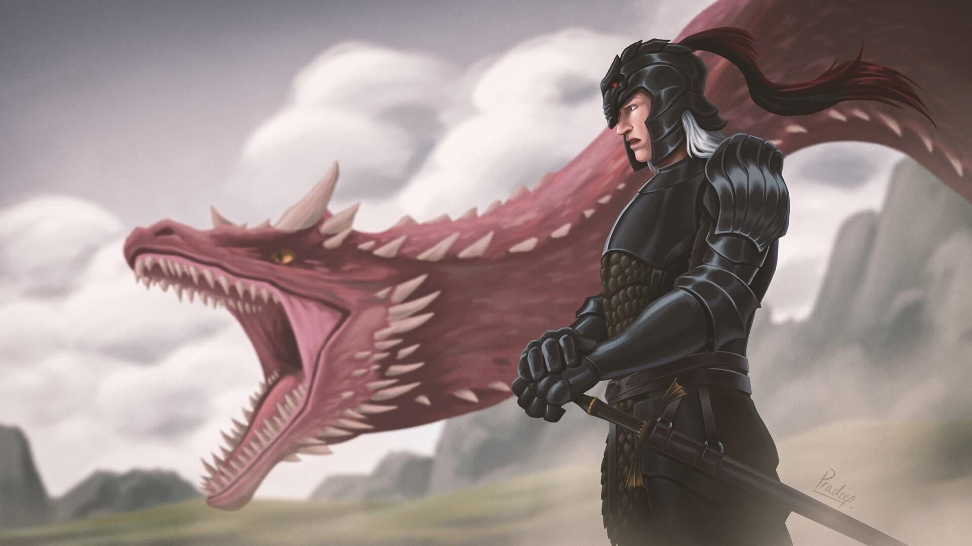1920x1080 Daemon and Caraxes fanart