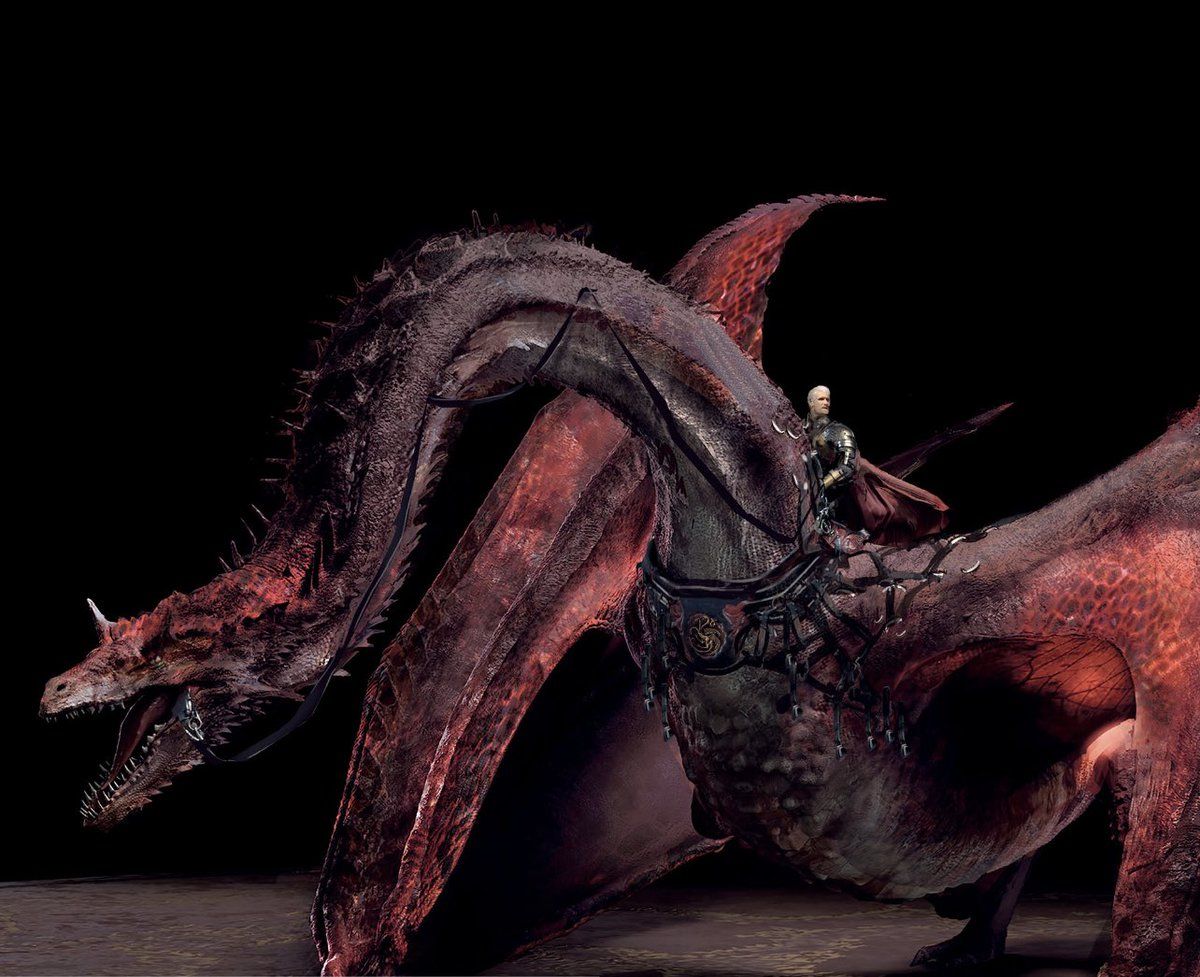 1200x977 Official 'HOUSE OF THE DRAGON' S1 Dragon concept designs for Syrax, Caraxes, Seasmoke, and Vhagar