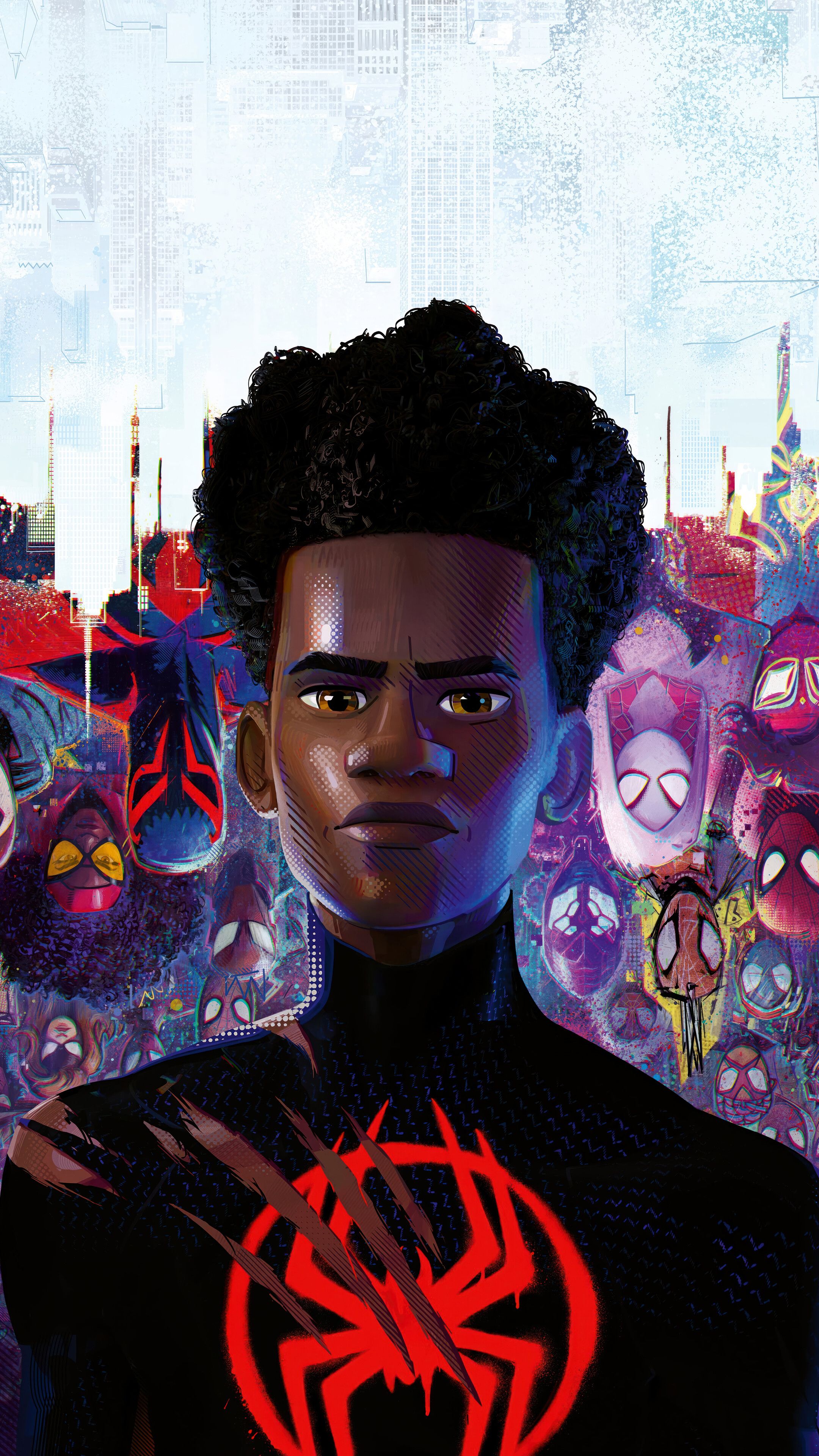 2160x3840 Miles Morales Spider Man: Across The Spider Verse Movie 4K Wallpaper IPhone HD Phone J