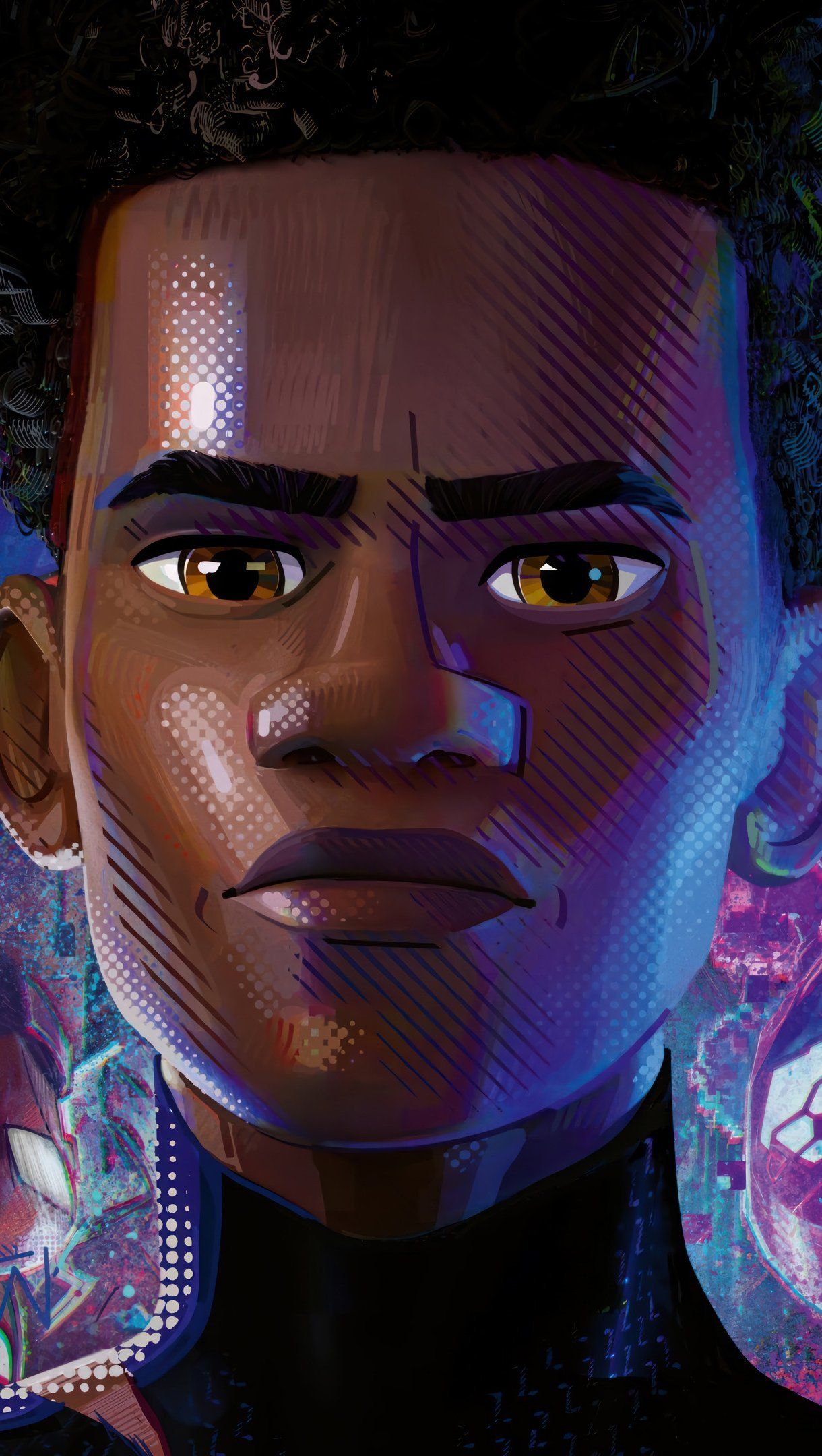 1220x2160 Miles Morales PFP: Comic, 4K, Aesthetic And Spider Verse Profile Picture