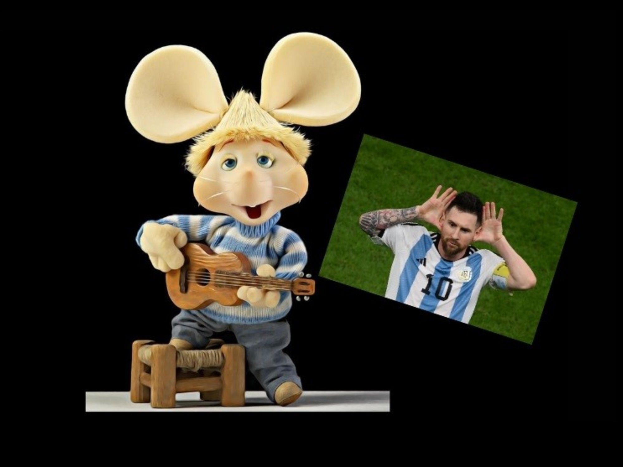 2000x1500 El Topo Gigio, la aparición inesperada de la Scaloneta: secretos del Mickey italiano al que Messi revivió
