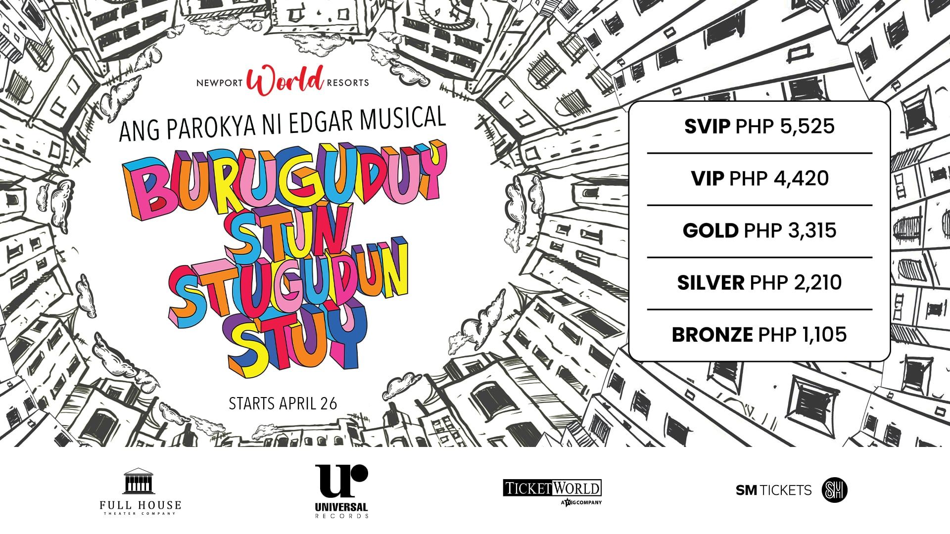 1920x1080 Parokya ni Edgar Musical 'Buruguduystunstugudunstuy' Tickets Now On Sale