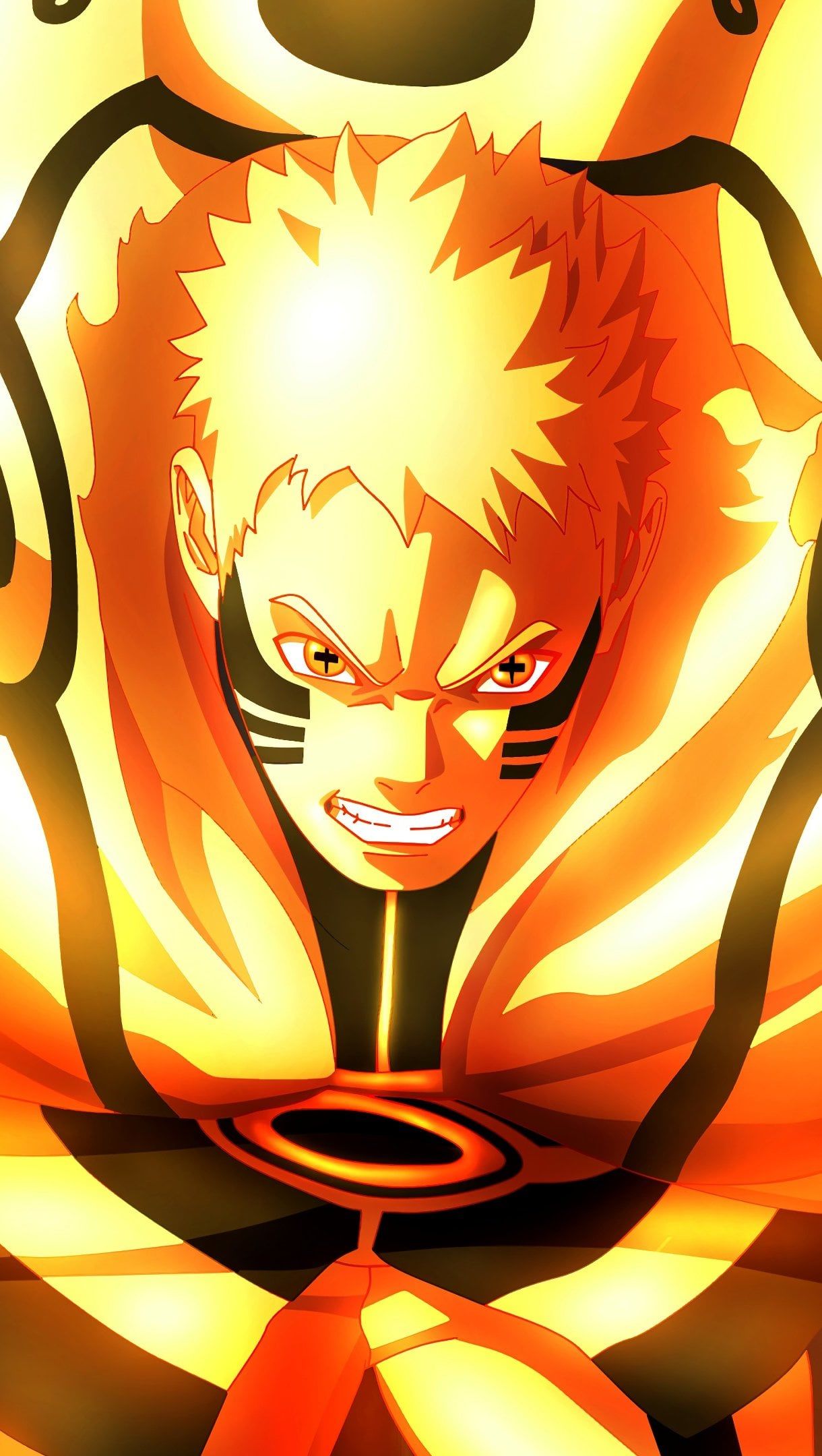 1220x2160 Naruto Six Paths Sage Mode Anime Wallpaper 4K for iPhone and Mobile Phone