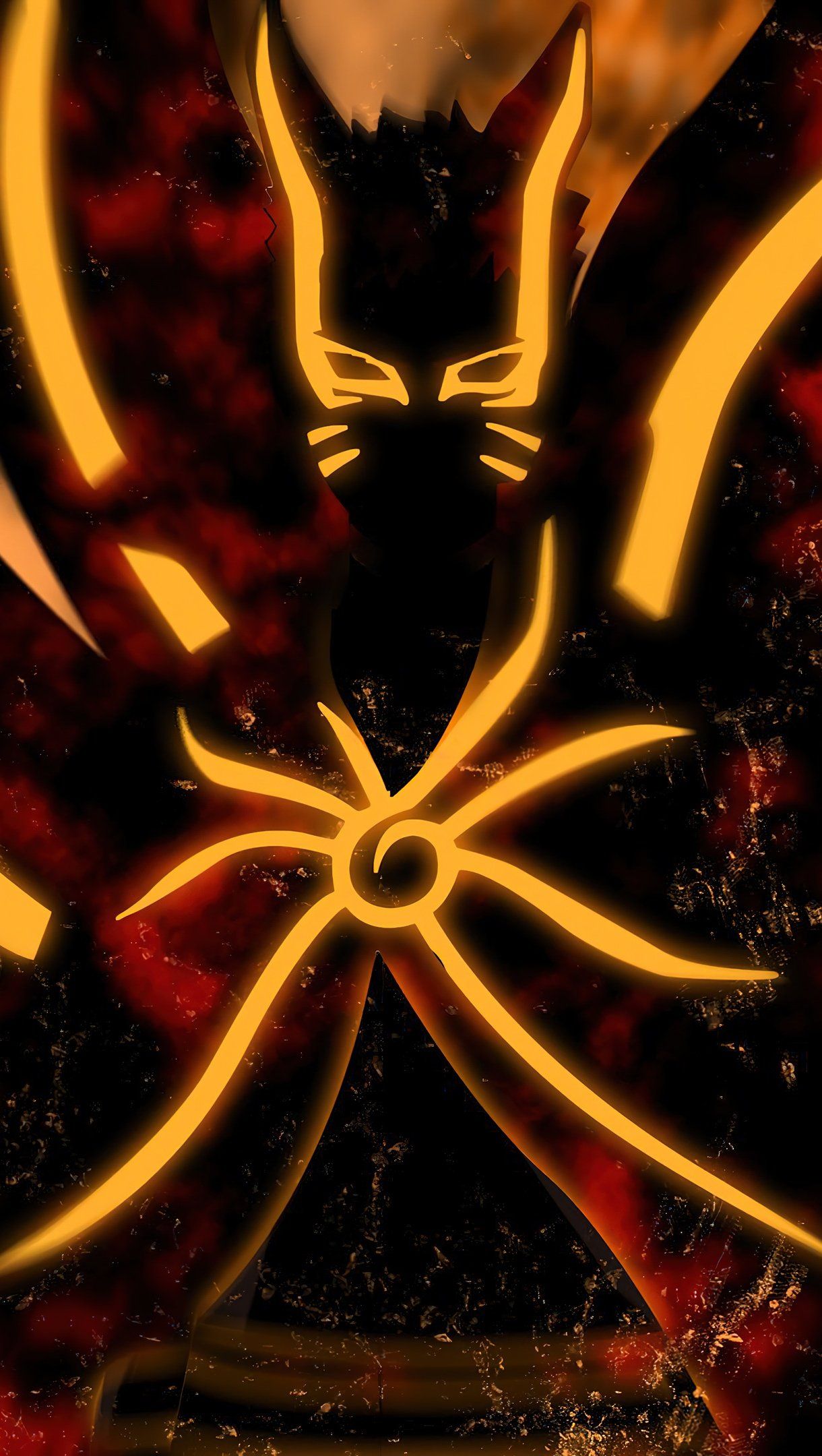 1220x2160 Naruto Six Paths Sage Mode Anime Wallpaper 4K for iPhone and Mobile Phone
