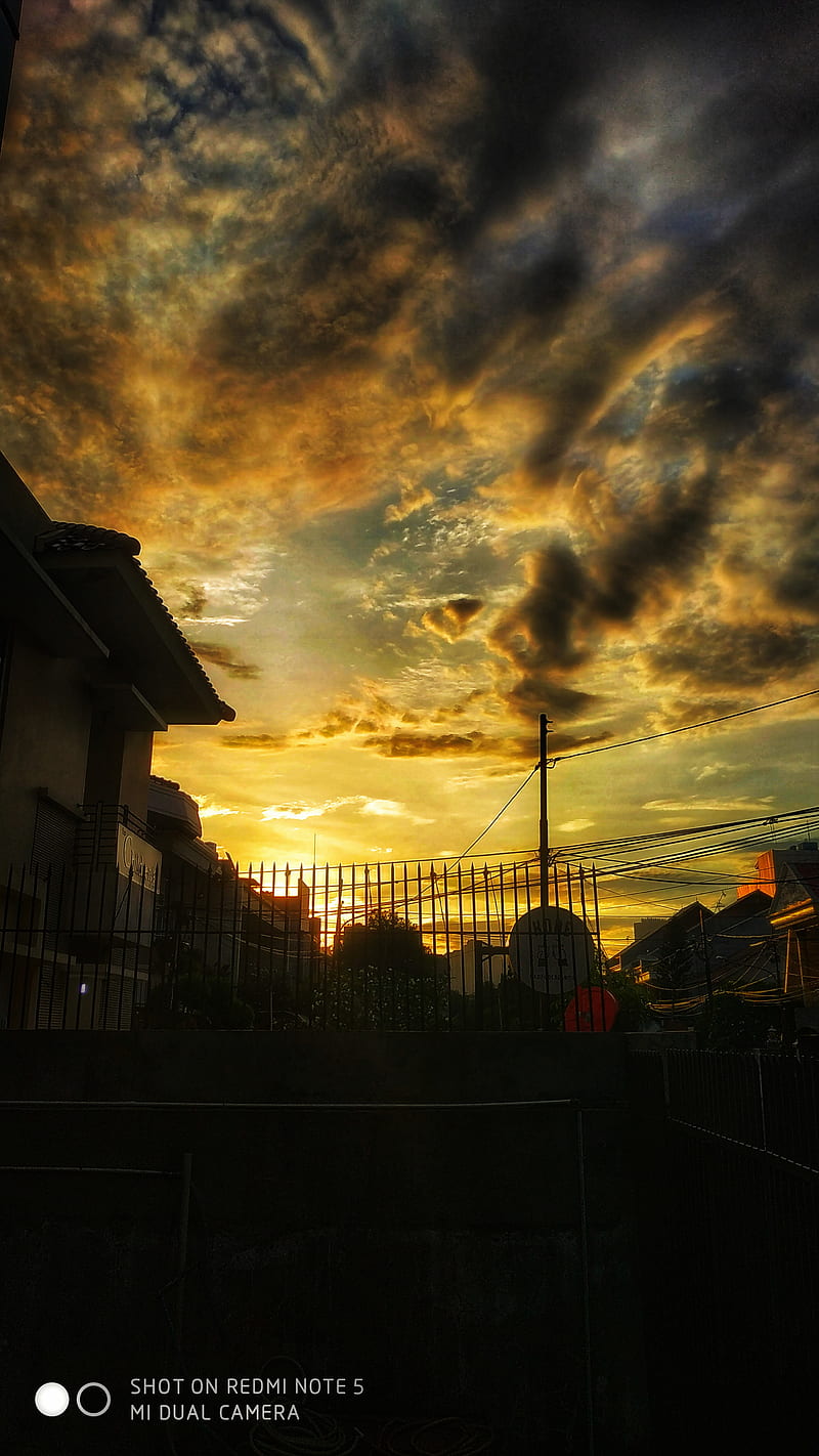 800x1422 City sunset, city, sunset, sun, nature, sky, yellow, evening, day, daylight, HD phone wallpaper