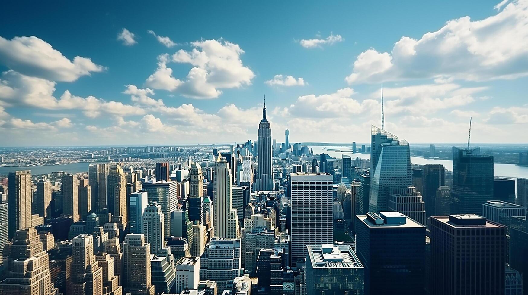1749x980 city panorama with skyscraper buildings, daylight made by