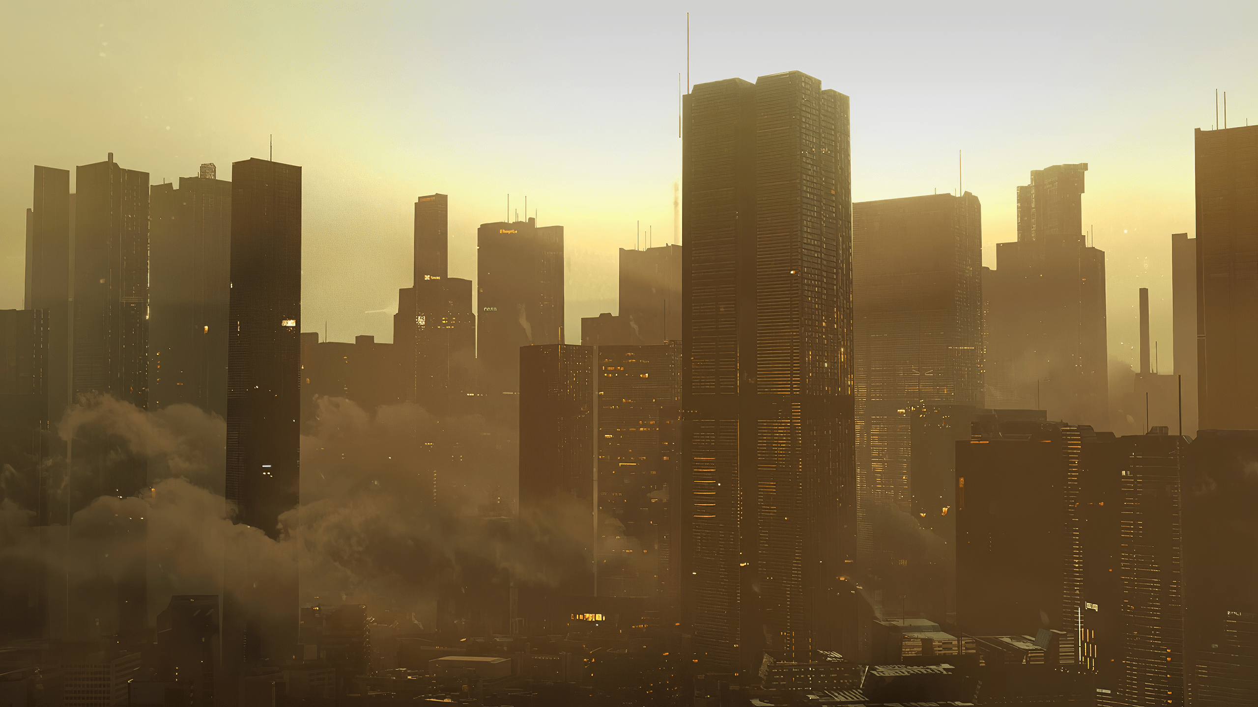 2560x1440 Procedural Daylight City by Jan Urschel [2560x1440]