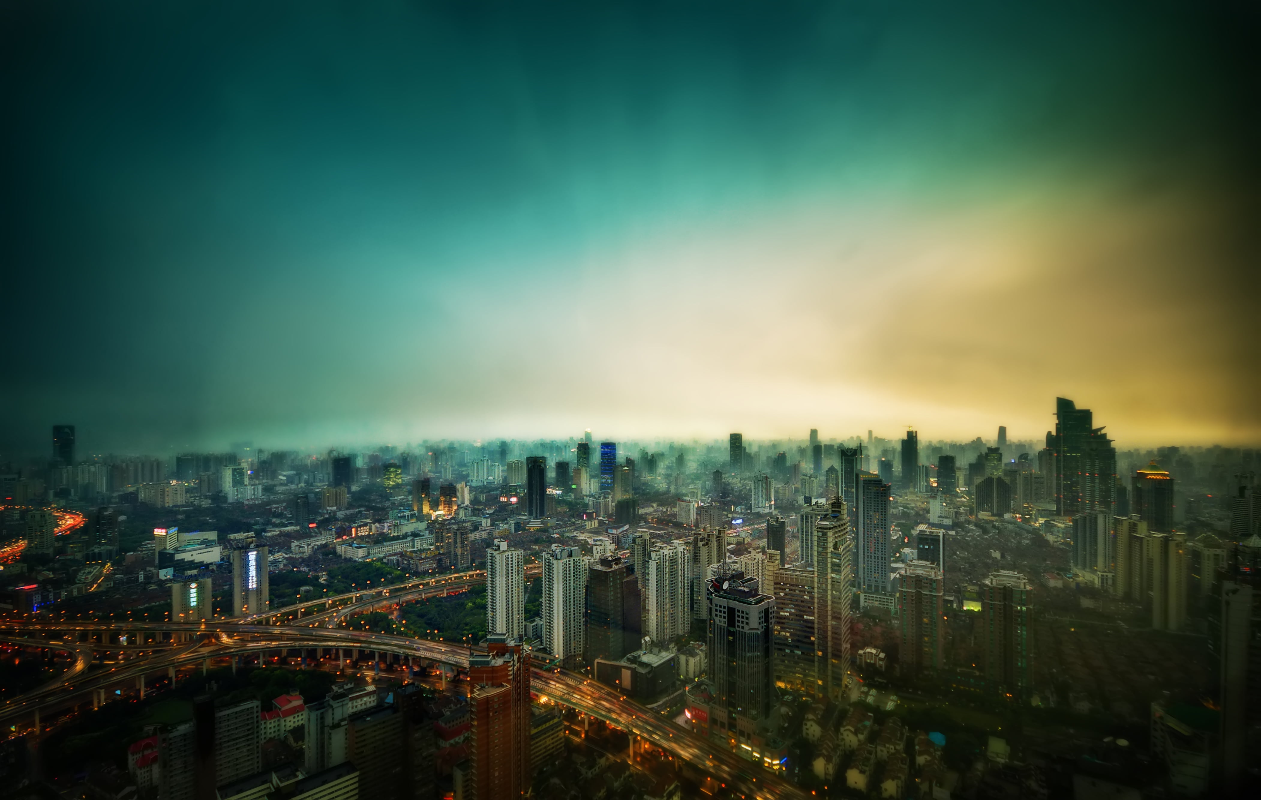 4204x2666 Cityscape photo during daylight, shanghai HD wallpaper