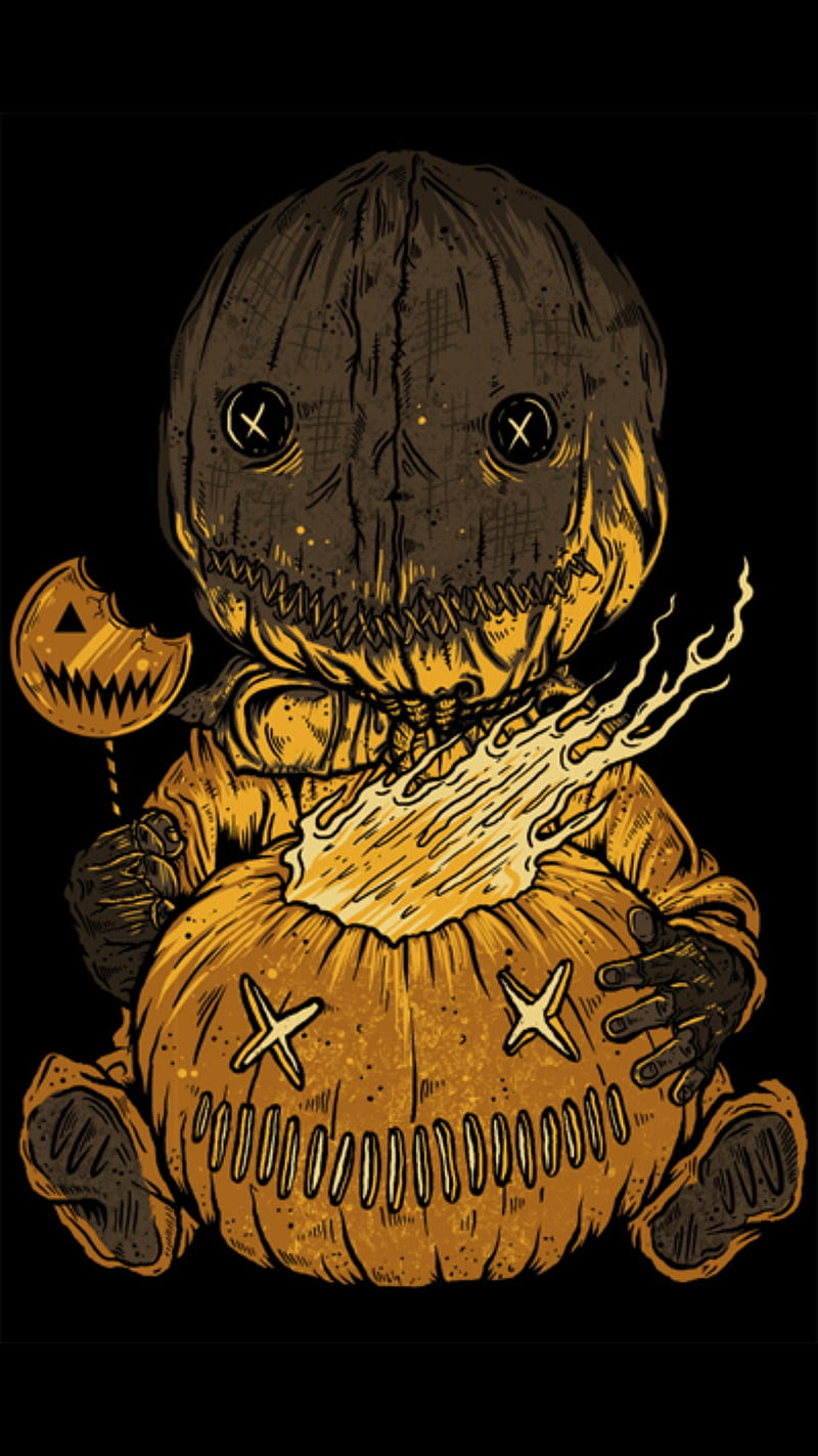 800x1422 Scary, candy, chocolate, costume, ghost, halloween, spirit, treats, trick or treat, HD phone wallpaper